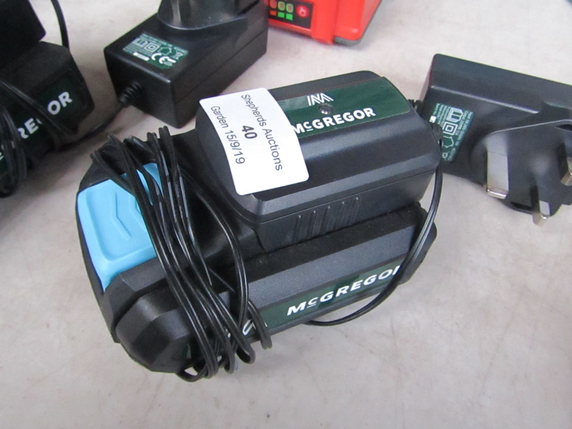 Mcgregor 18v Battery with charger, unchecked