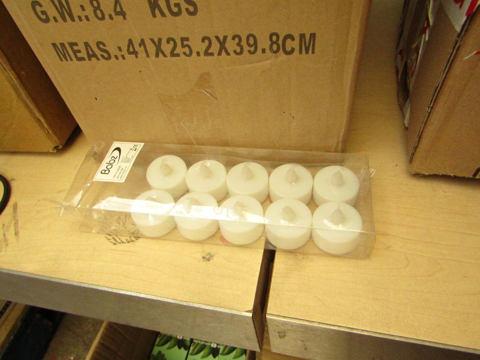 10 X PKS of 12 Babz T/Lights ( with red light )all packaged battery included