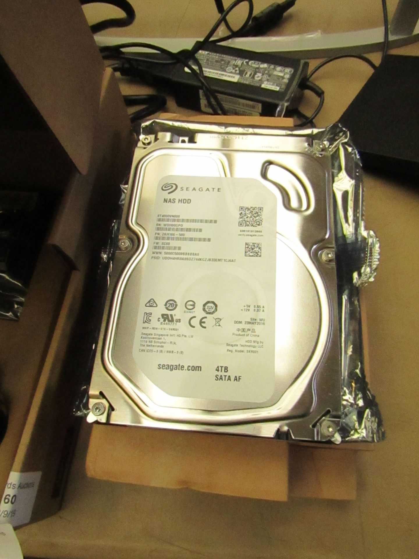 Seaate NAS HDD 4TB hard drive, untested