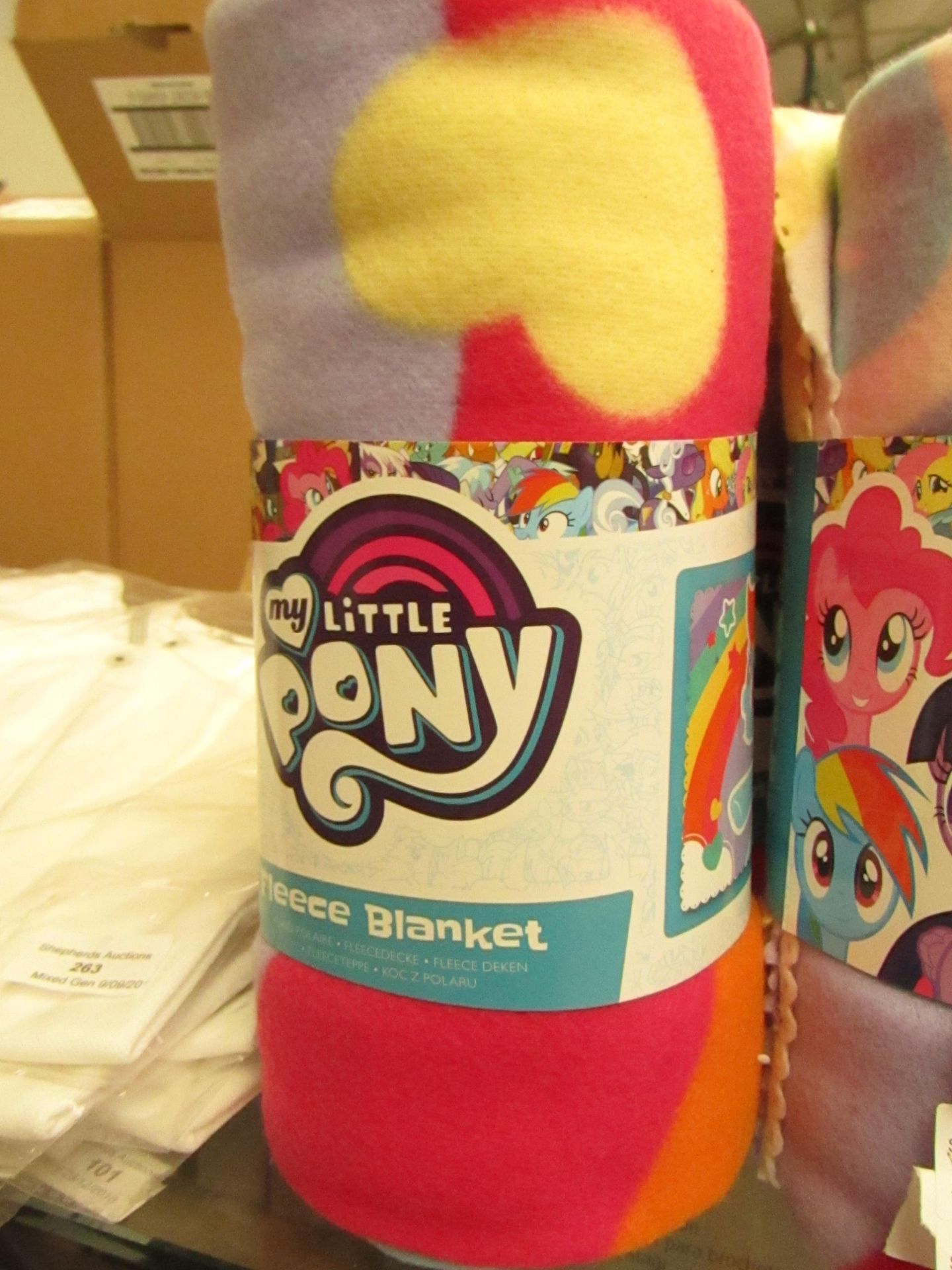 2 x my Little Pony Fleece Blankets new & packaged