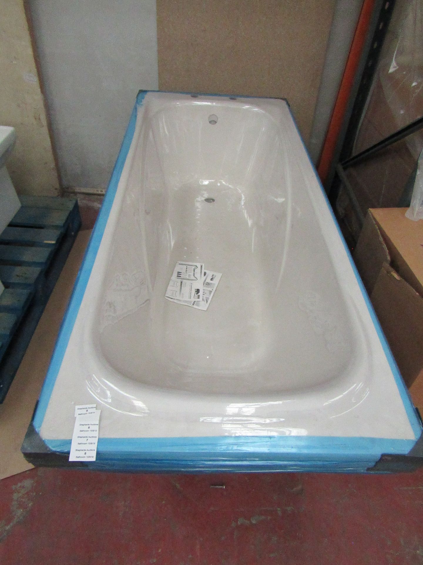 Rhino Plastic single ended baths no feet, 1700x700mm