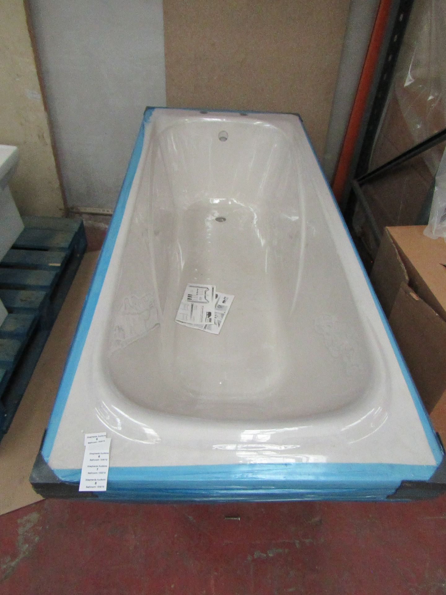 Rhino Plastic single ended baths no feet, 1700x700mm