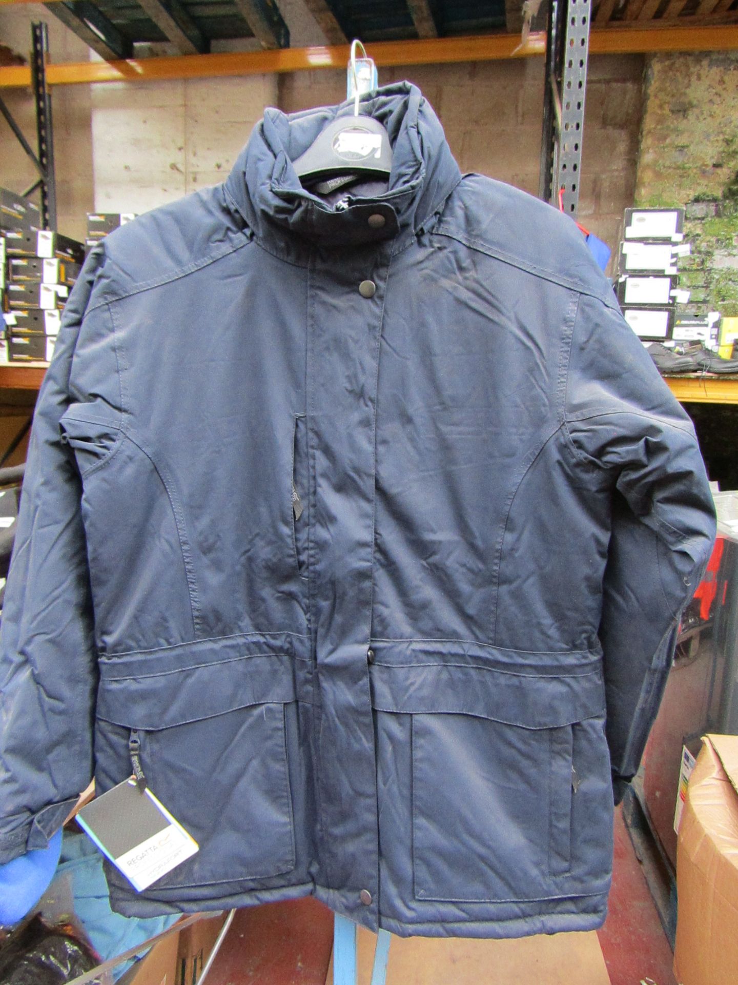 Ladies Regatta Navy / Smoke Jacket. Size 10. New in Packaging