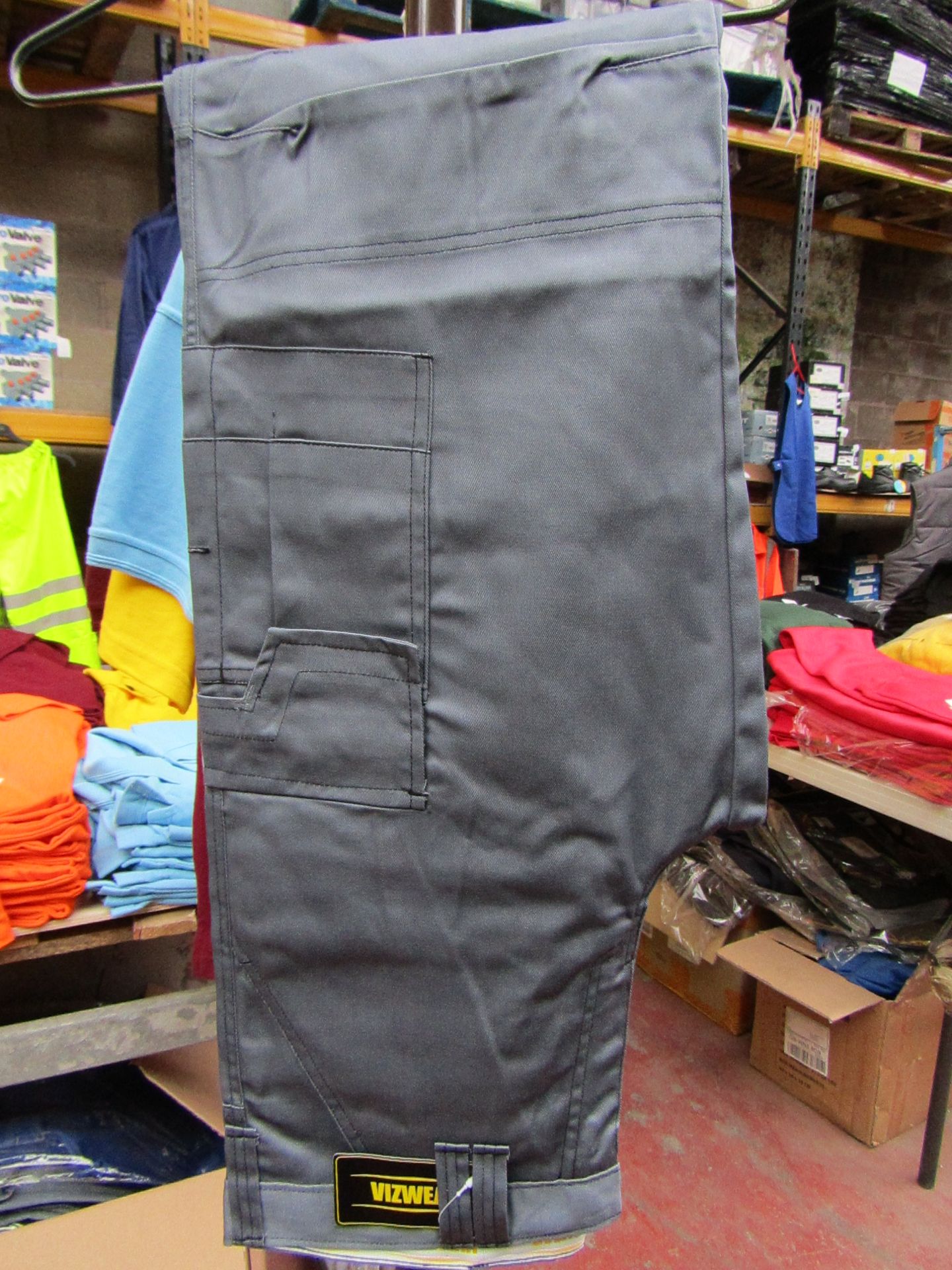 Vizwear action line trousers, size 34R, new and packaged.