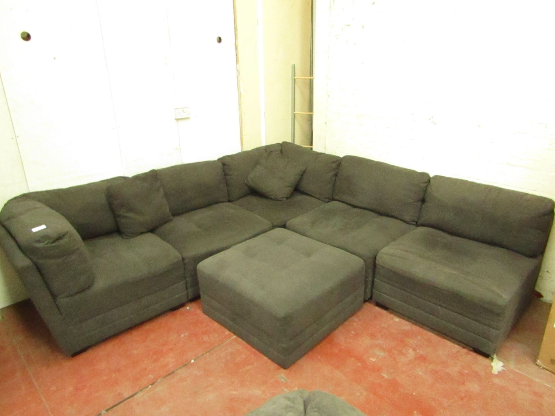 M Star 6 piece section sofa, RRP £999, A few marks but no major damage