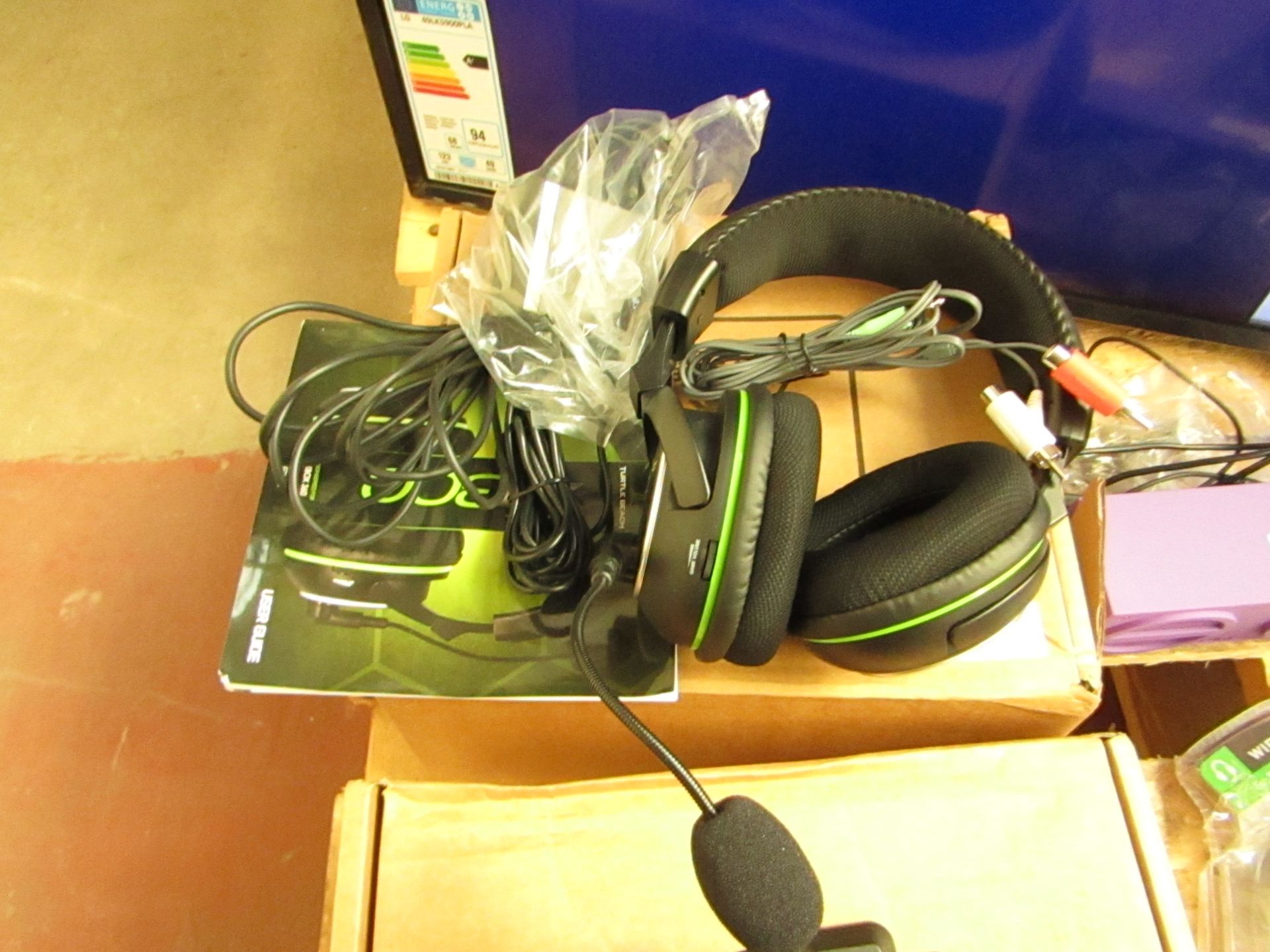 Turtle Beach gaming headset, untested and boxed.