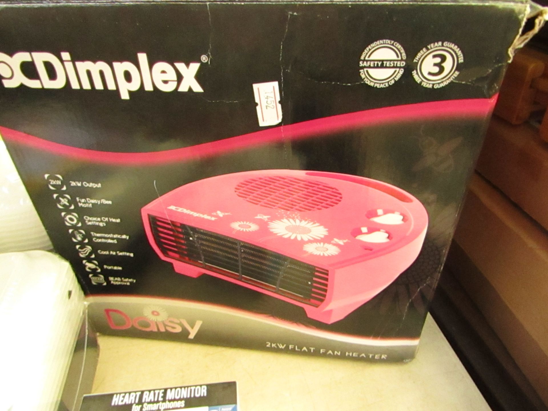 2x Dimplex 2Kw fan heaters,both untested and boxed.