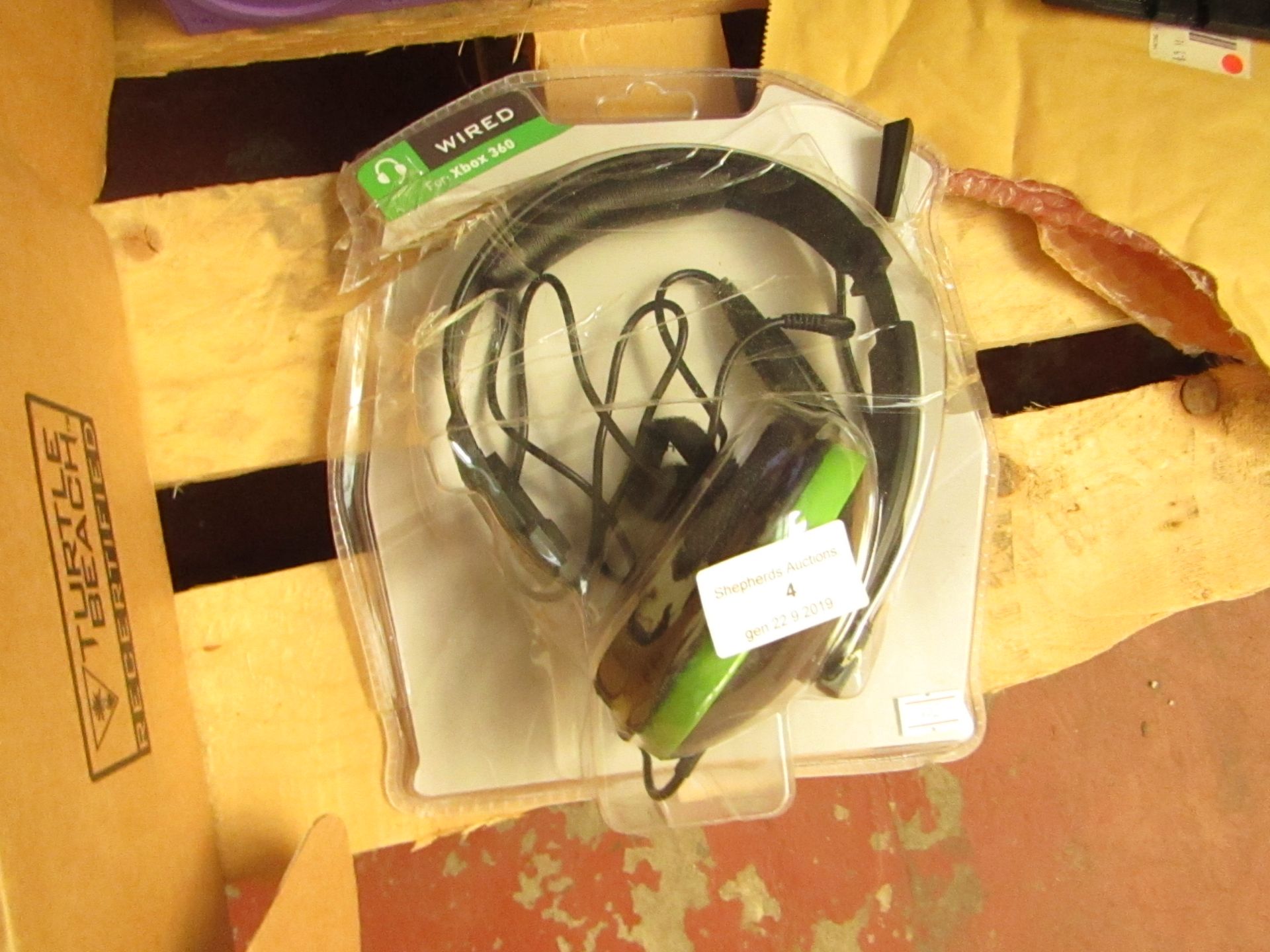 Turtle Beach gaming headset, untested and packaged.