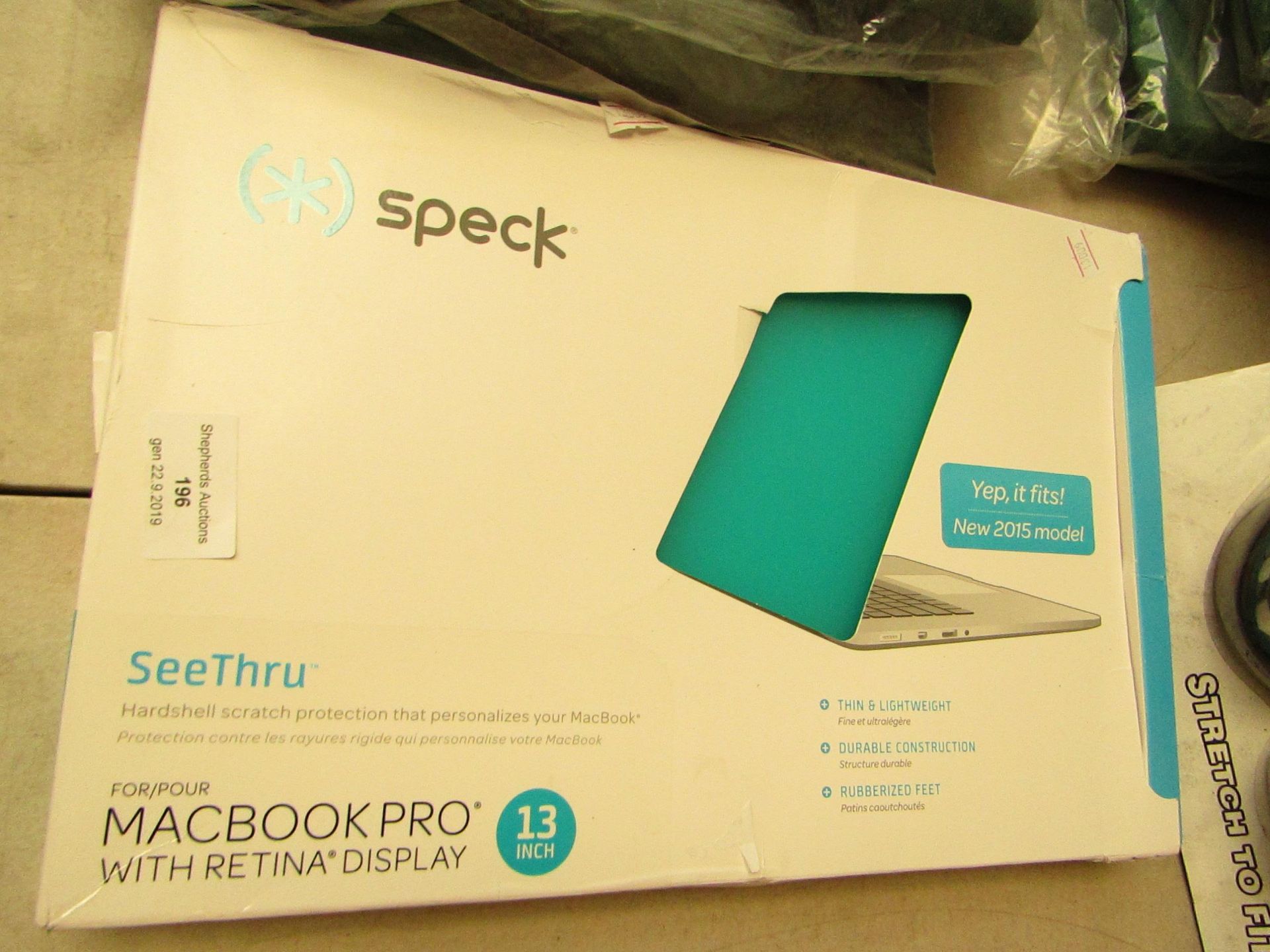 Speck Seethru Macbook Pro With retina Display.13 Inch Case.Boxed