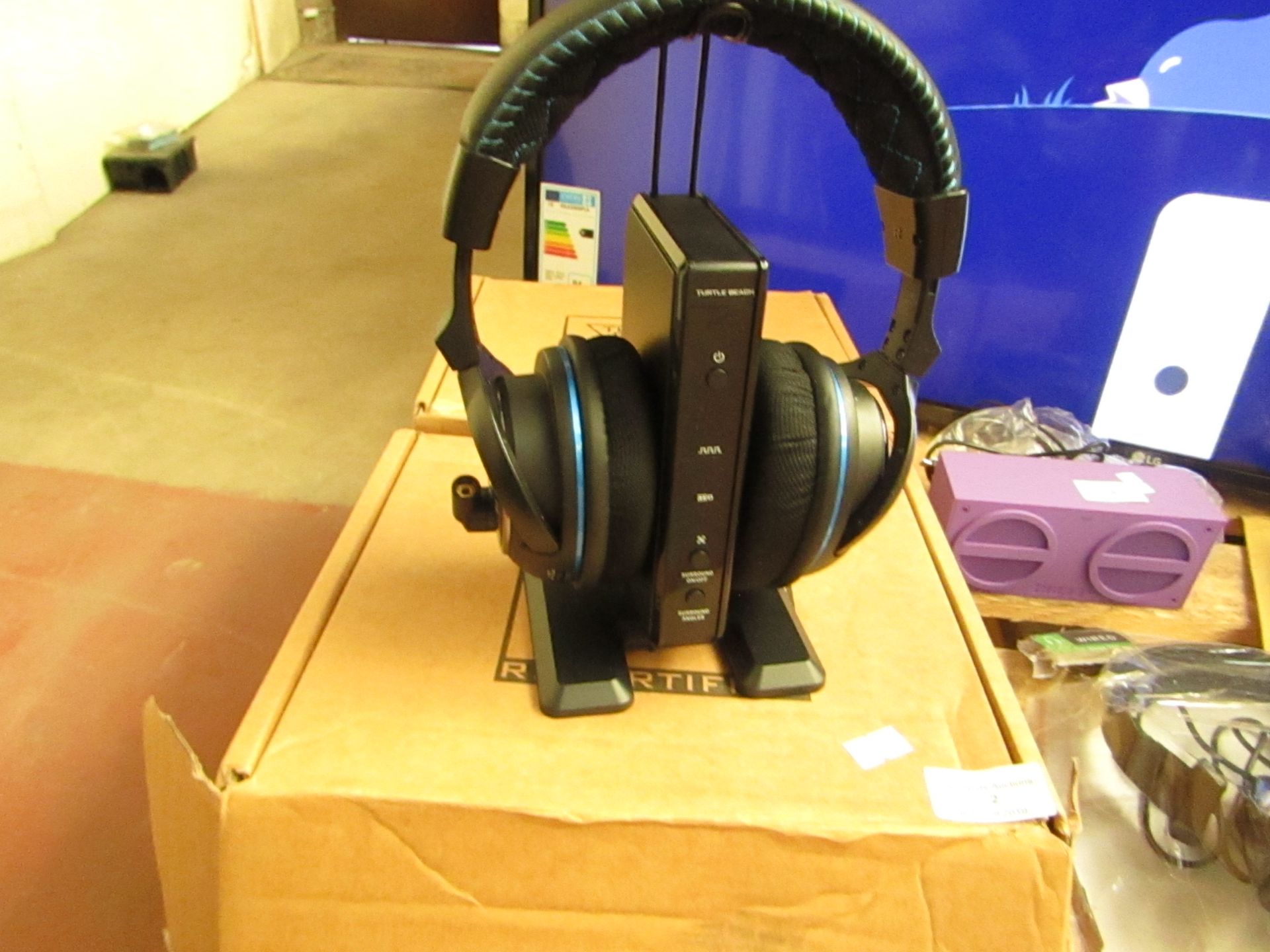 Turtle Beach gaming headset, untested and boxed.