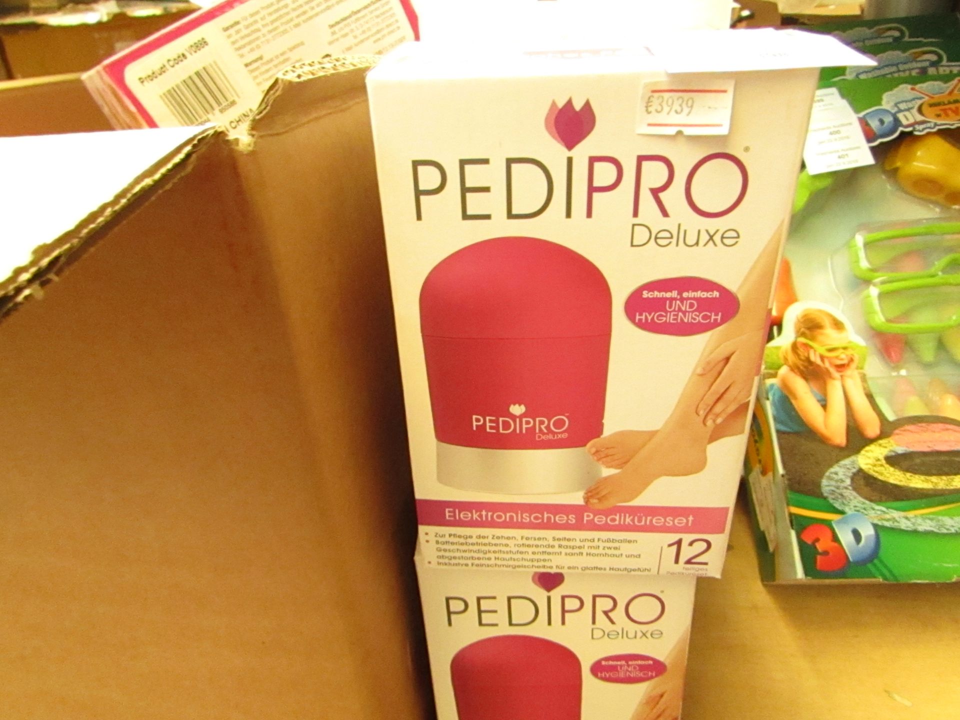 4 X Pedipro Deluxe,all new & Boxed RRP £14.99 Each