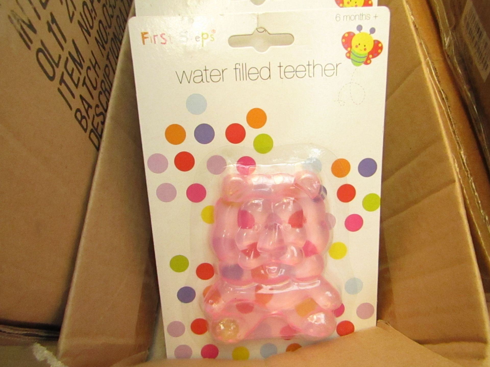 10 x First Steps  Water Filled Teethers 6mths various designs RRP £3.99 each on ebay new & packaged