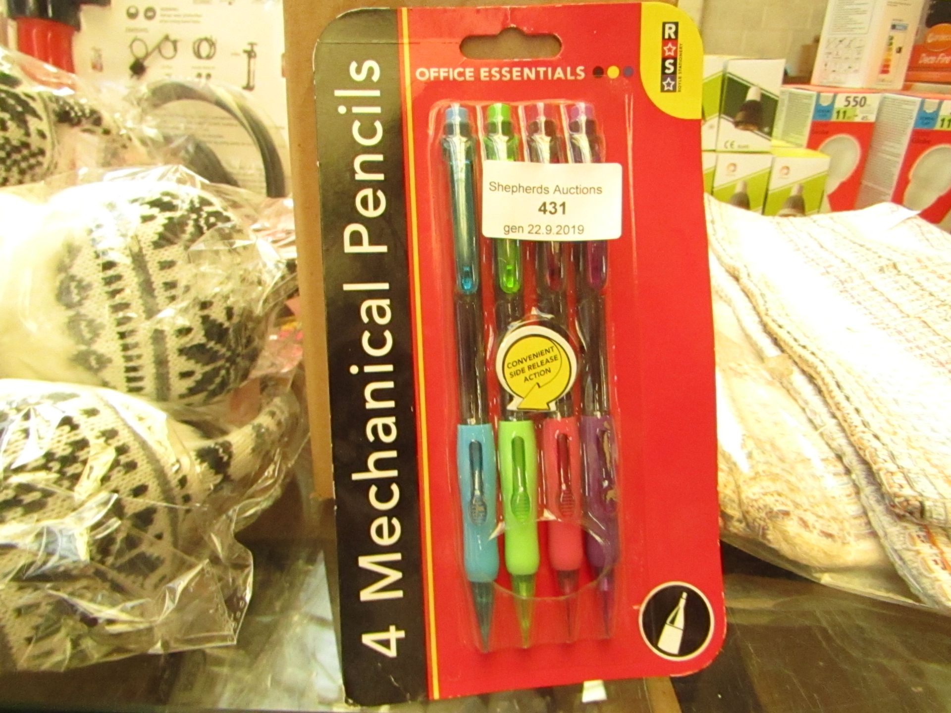 13 x 4 Packs of Mechanical Pens.New & Packaged