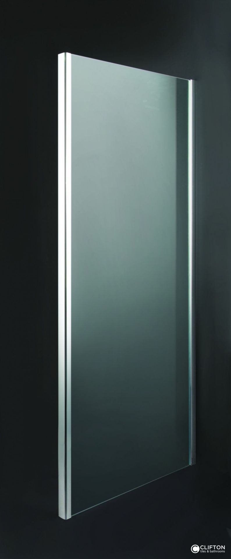 luxury 700mm shower glass side panel for Walk in Showers, new and boxed, RRP £137