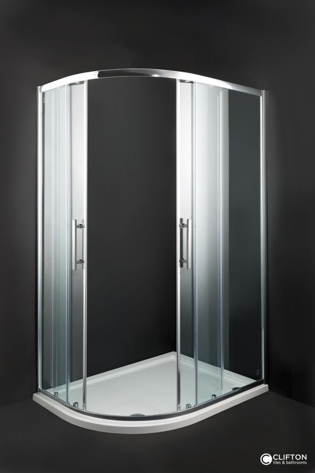 Luxury 1200x800x8mm Quadrant shower enclosure (just the enclosure not the tray), new in 2 boxes,