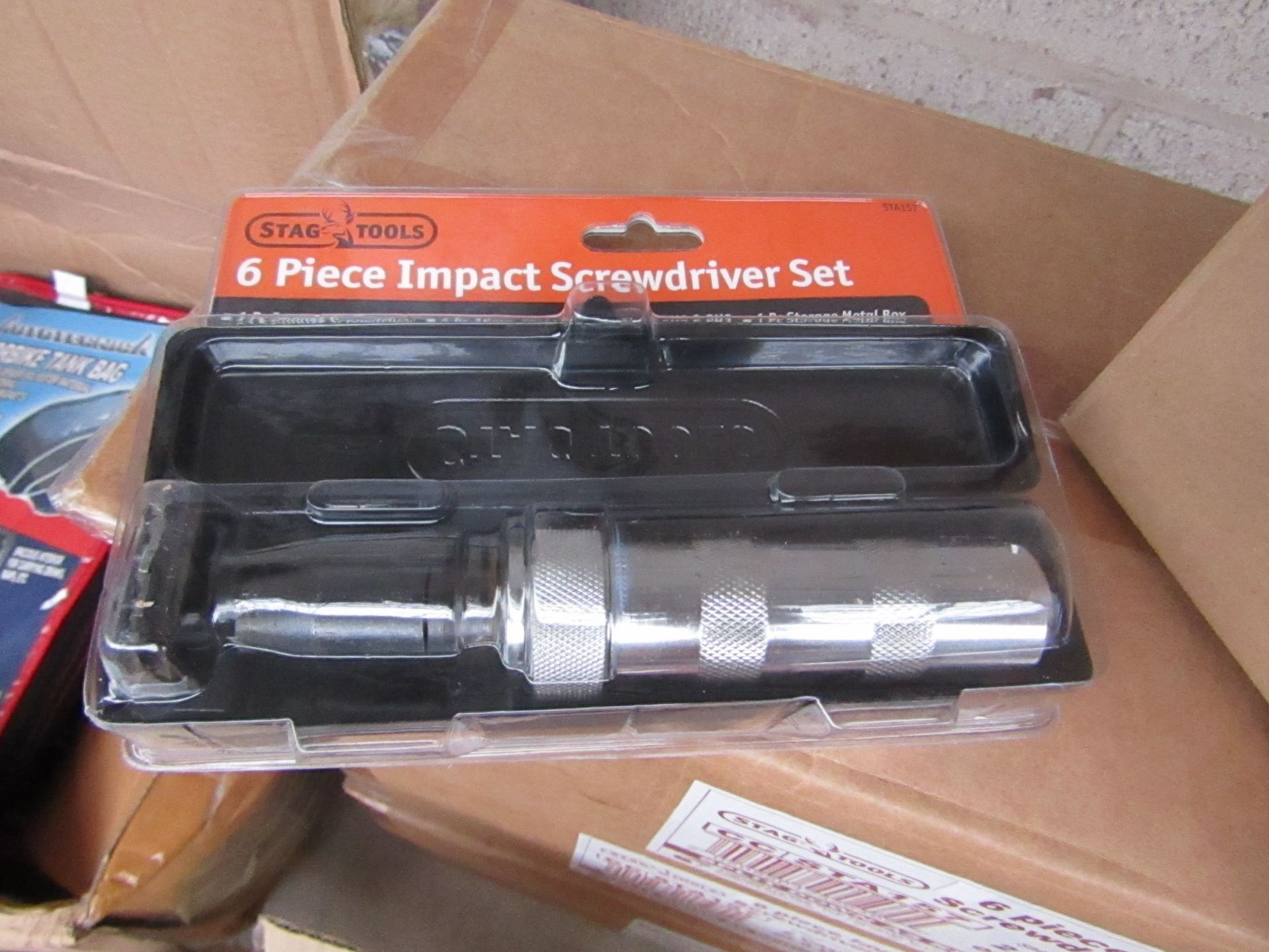 Stag Tools 6 piece impact screw driver, new in packaging