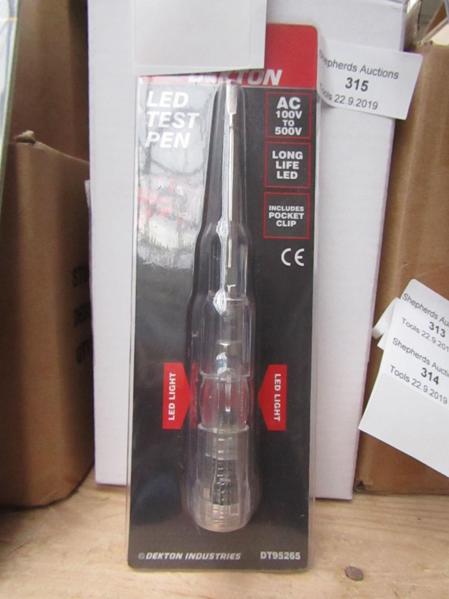 Dekton LED Test Pen, New in Packaging