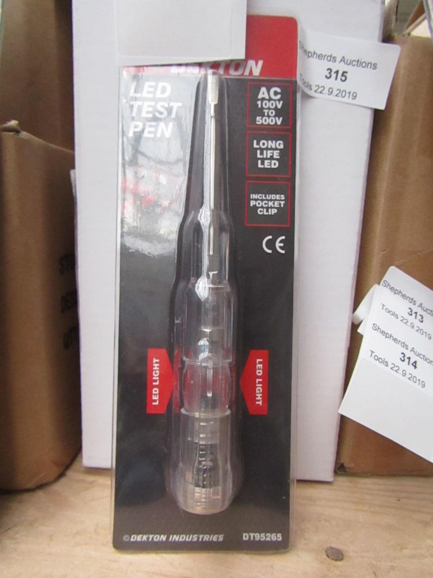 Dekton LED Test Pen, New in Packaging