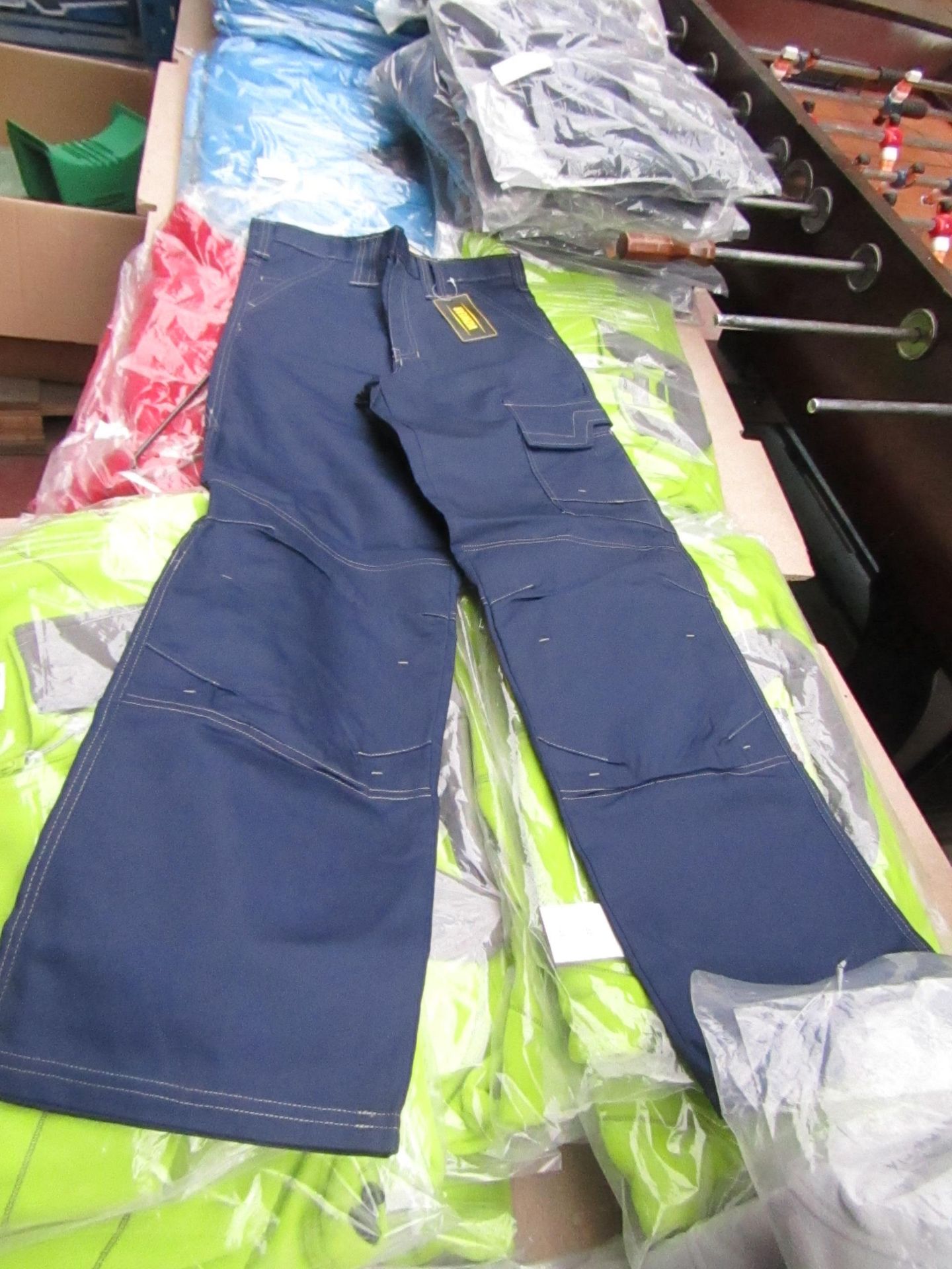 Vizwear action line trousers, size 28R, new and packaged.
