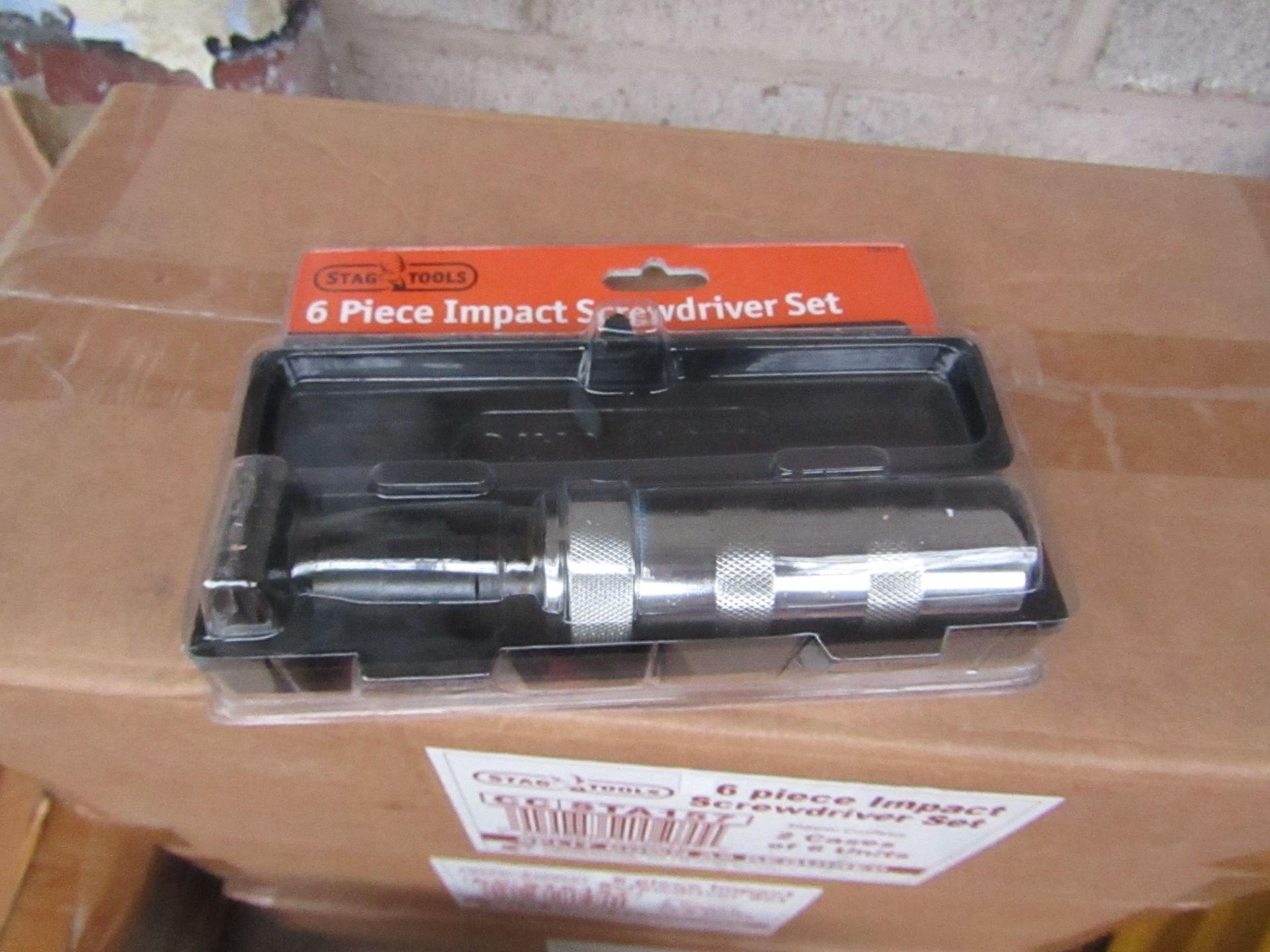 Stag Tools 6 piece impact screw driver, new in packaging