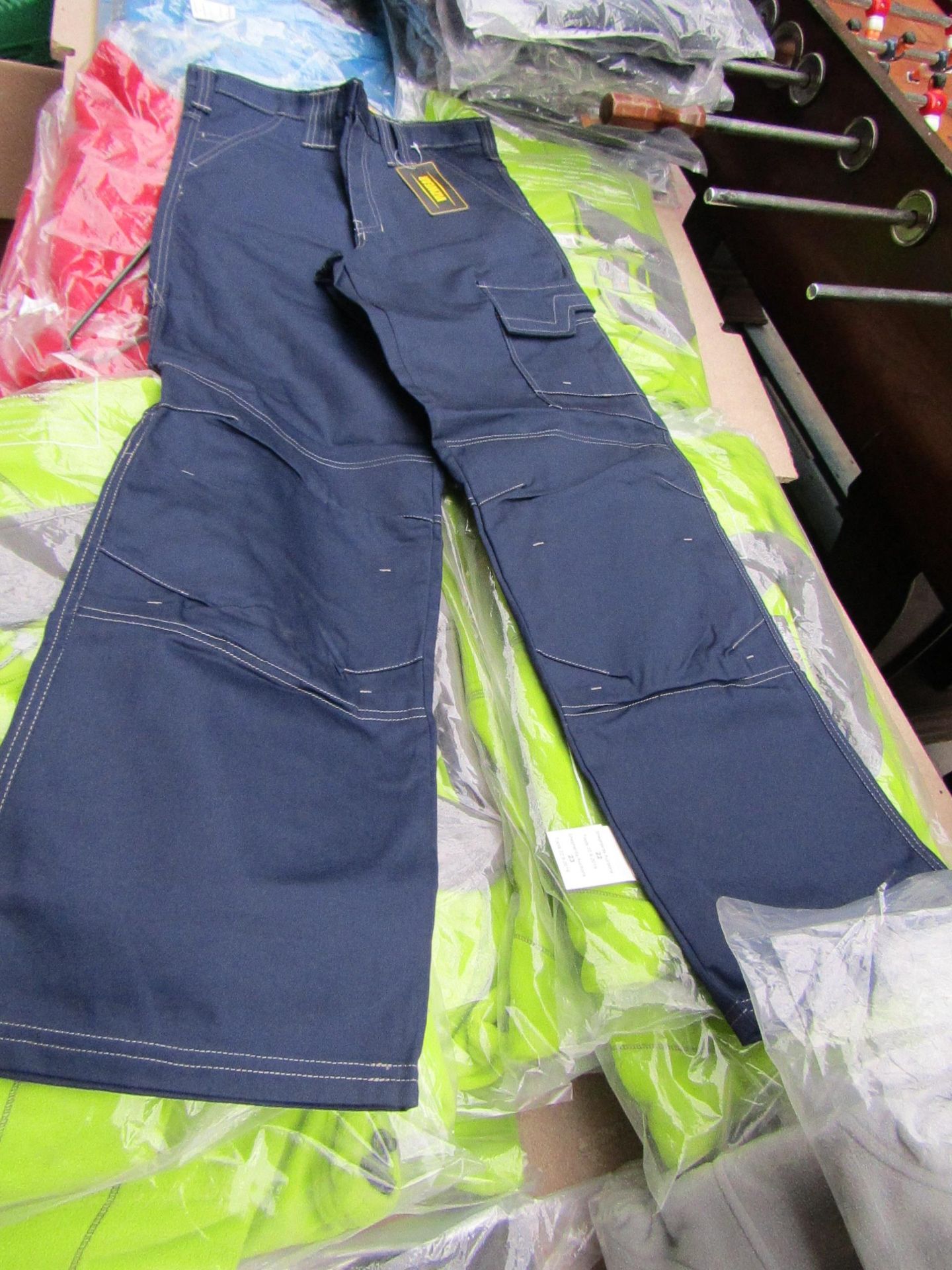 Vizwear action line trousers, size 32R, new and packaged.