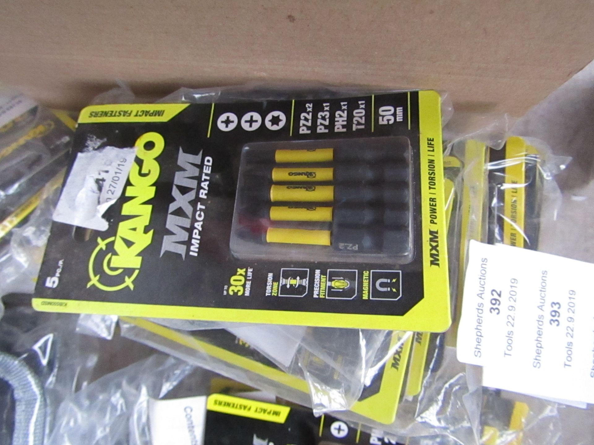 A Pack of Kango MXM Impact rated PH2 Driver Bits new in packaging, the pack contains 5 Bits