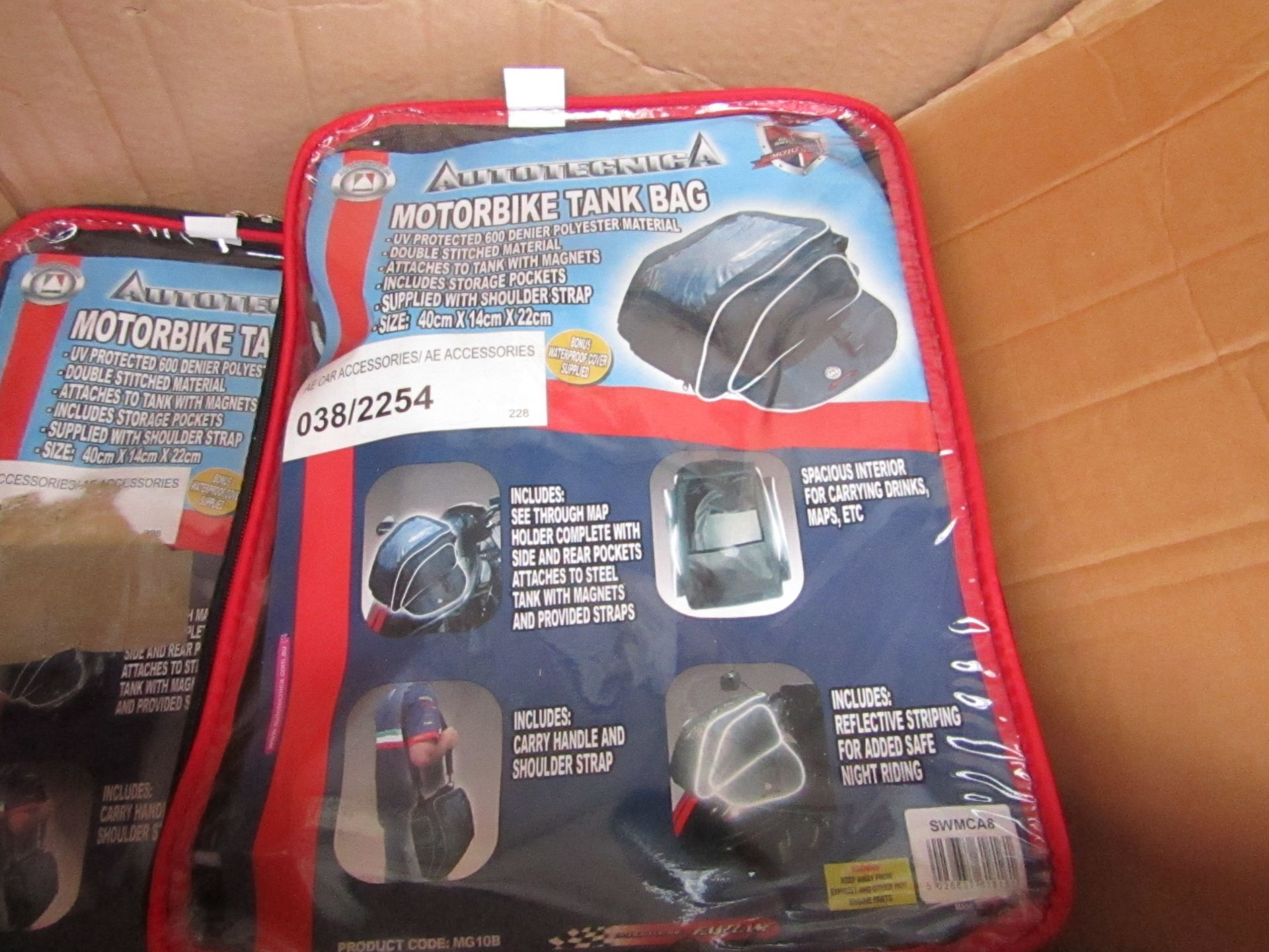 Auto technica Motor Cycle Tank Bag, new in packaging
