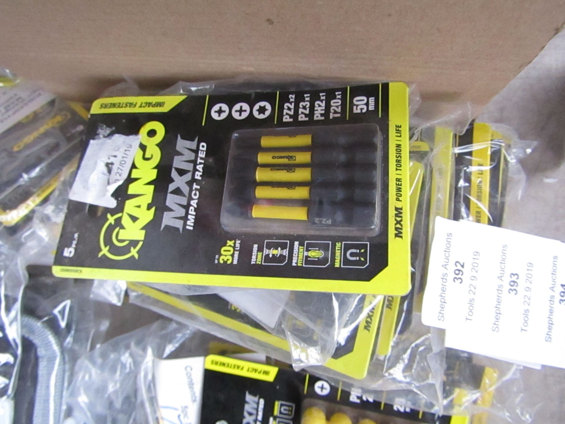 A Pack of Kango MXM Impact rated PH2 Driver Bits new in packaging, the pack contains 5 Bits