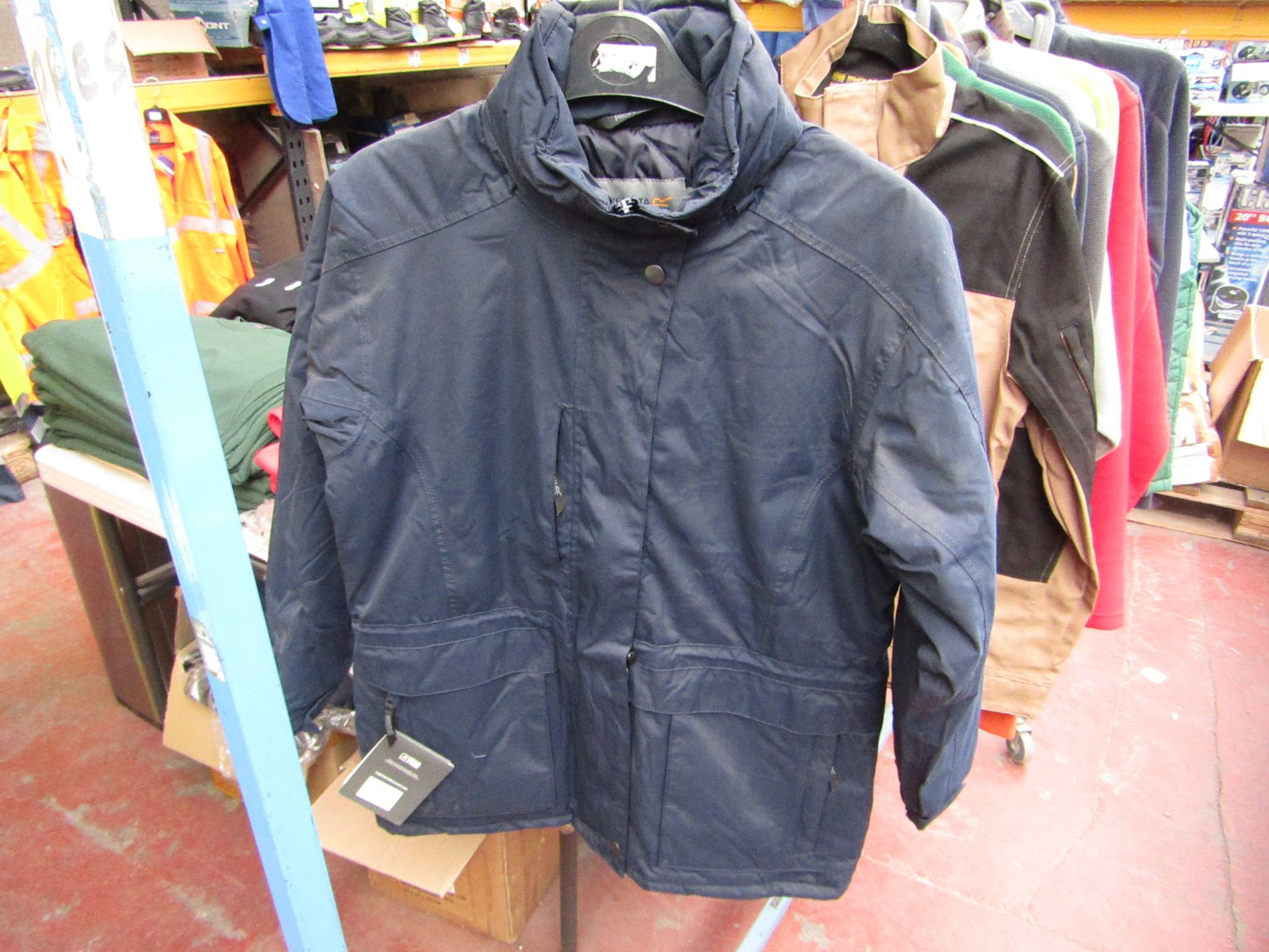 Ladies Regatta Navy Jacket. Size 12. New in Packaging