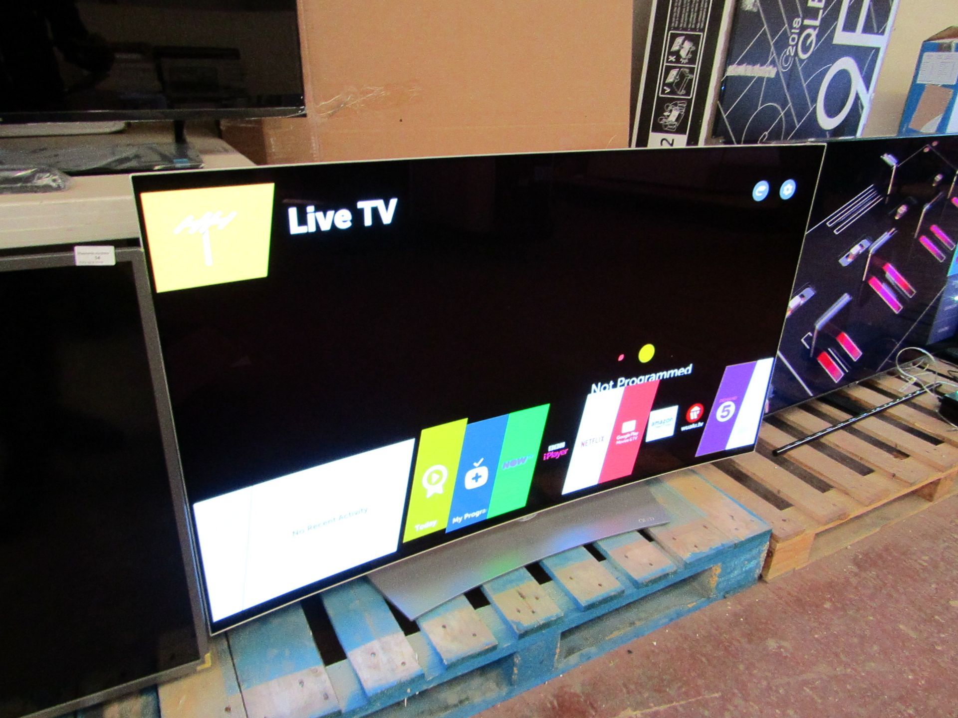 LG 55EG920V 55" OLED TV , no remote control and in non original box, RRP œ1299, tested working,