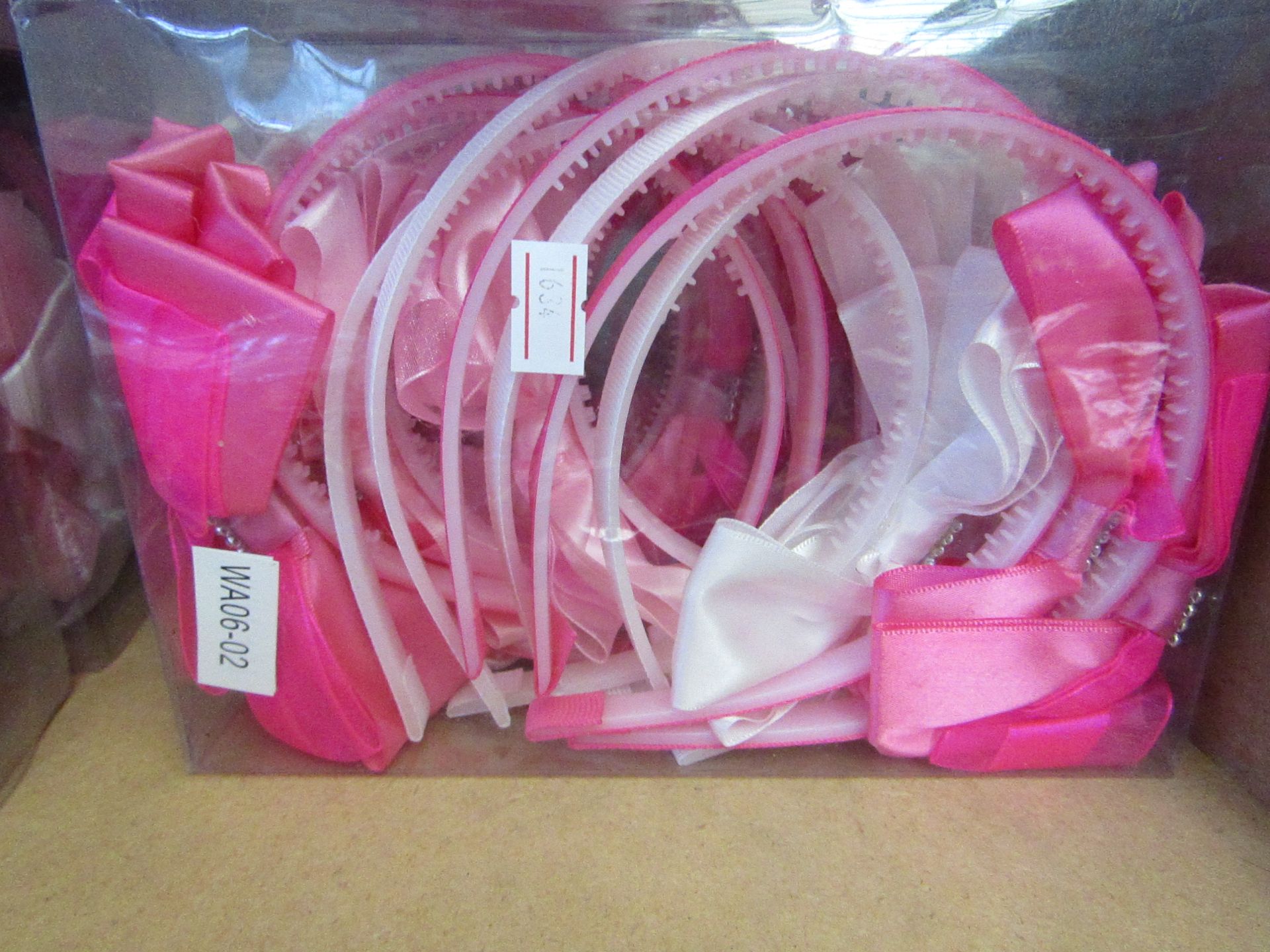 12 x Hair Bands with Bows 3 Colours RRP £8 each @ Claires Accessories new