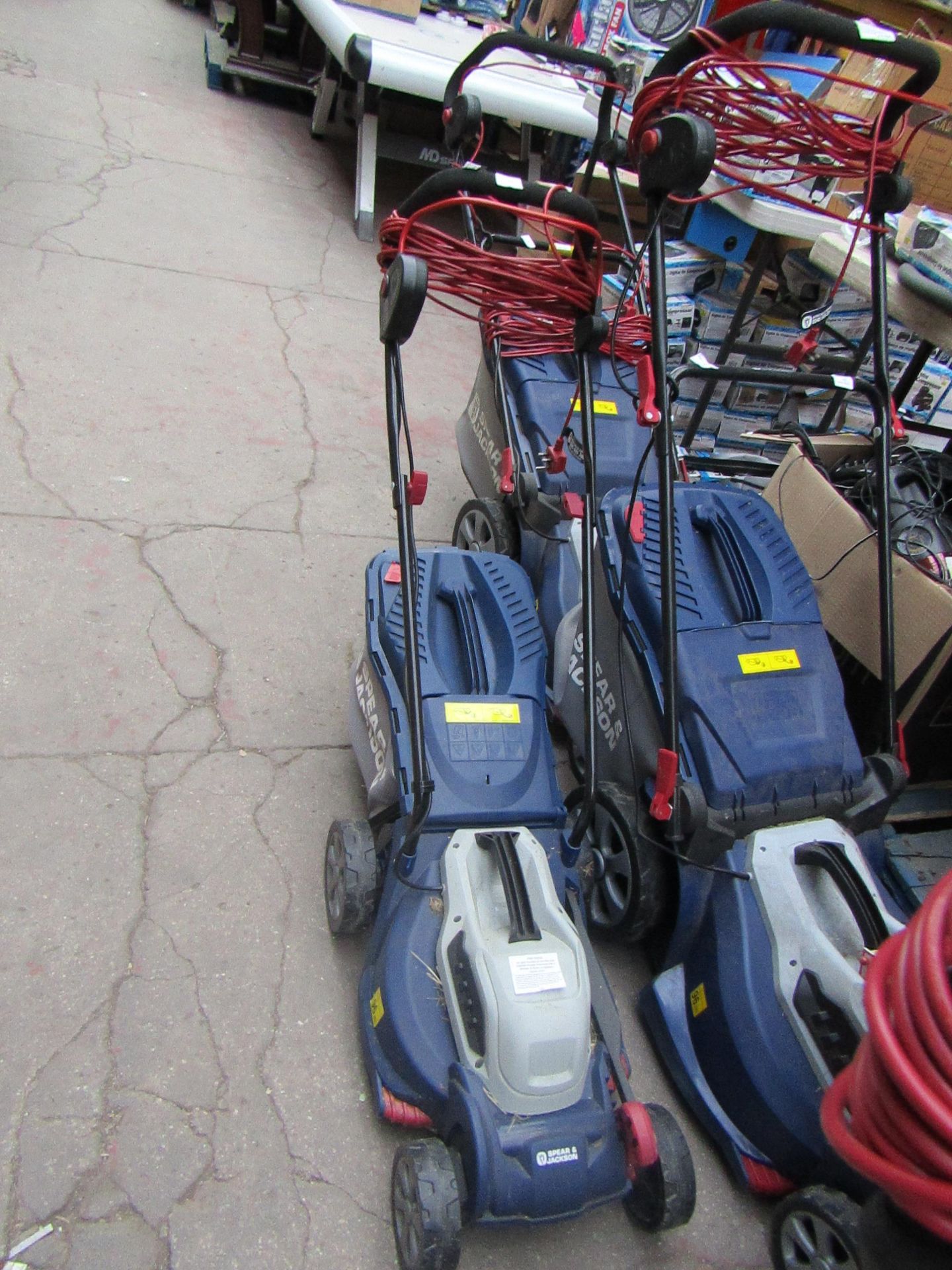 Spear and Jackson Electric Lawn Mower, tested working