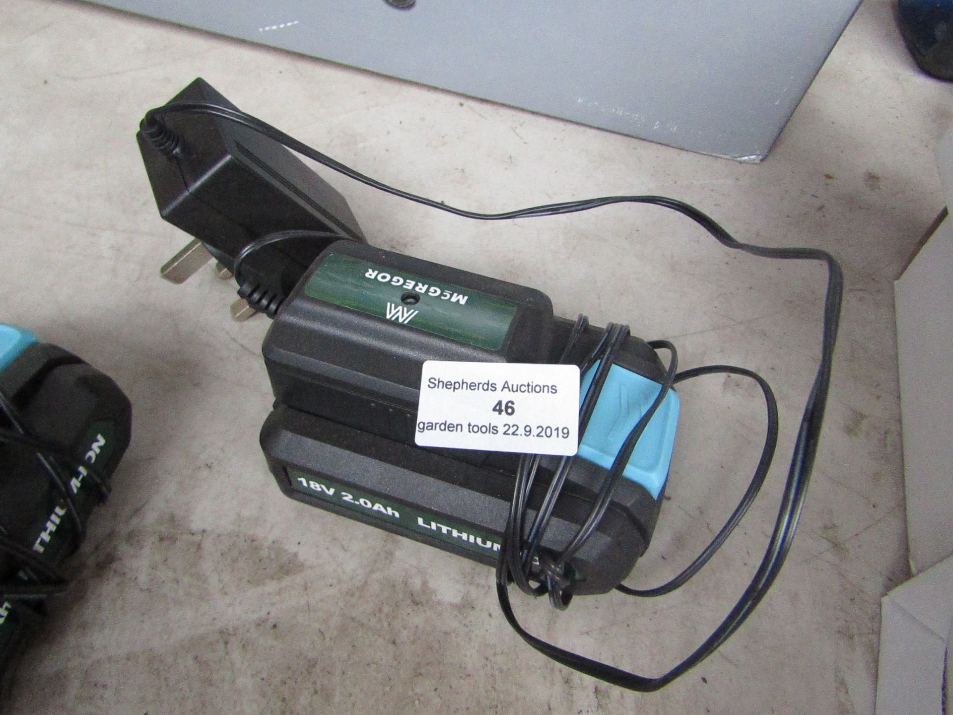 McGregor 18V Batterywith Charger.