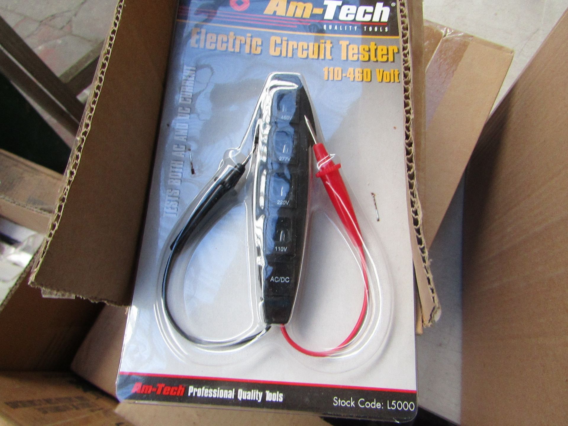 Am-Tech Electric Circuit Tester.110v - 460v.New & Packaged