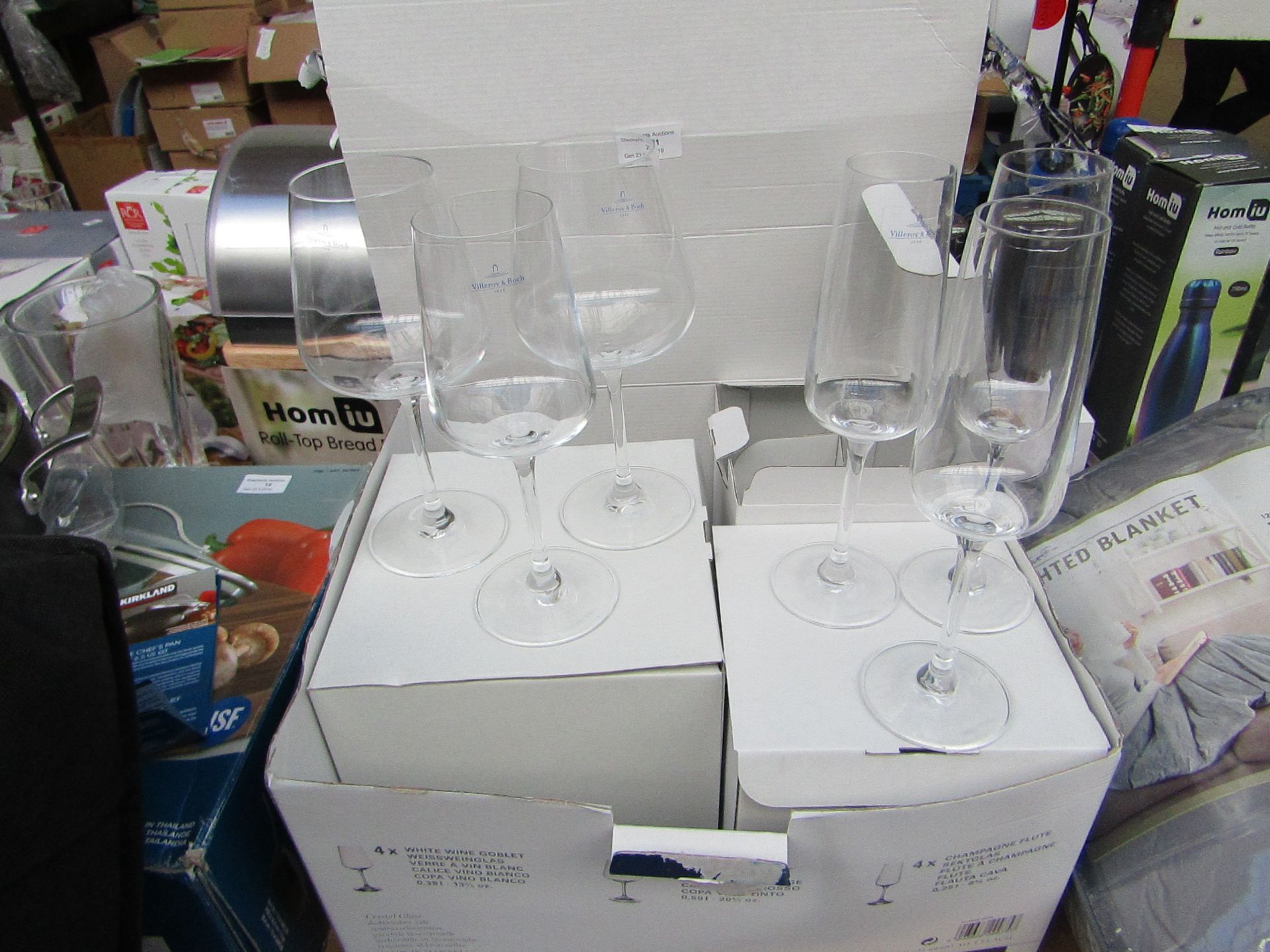 6 x various Villeroy & Boch Glasses see image
