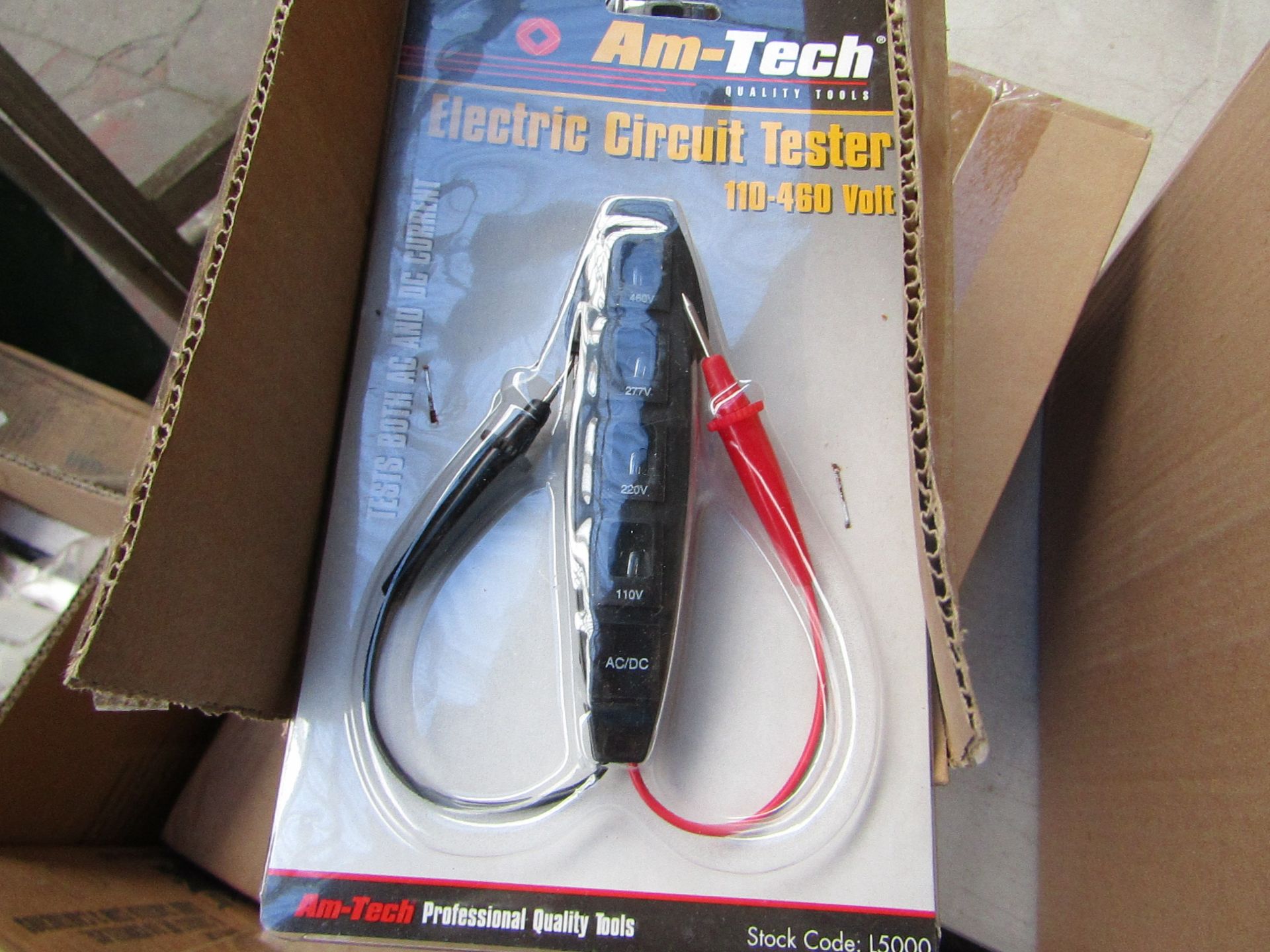 Am-Tech Electric Circuit Tester.110v - 460v.New & Packaged