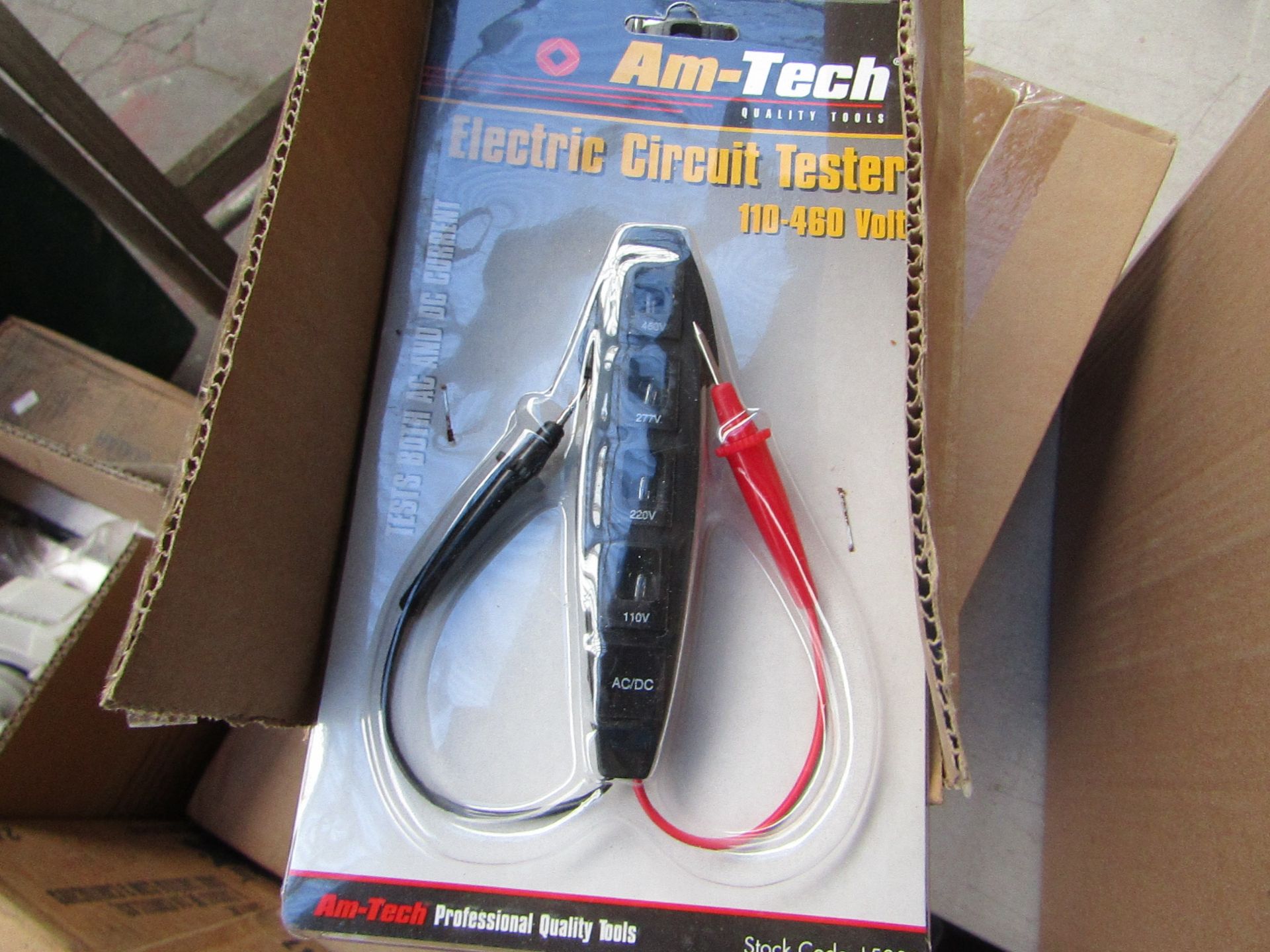 Am-Tech Electric Circuit Tester.110v - 460v.New & Packaged