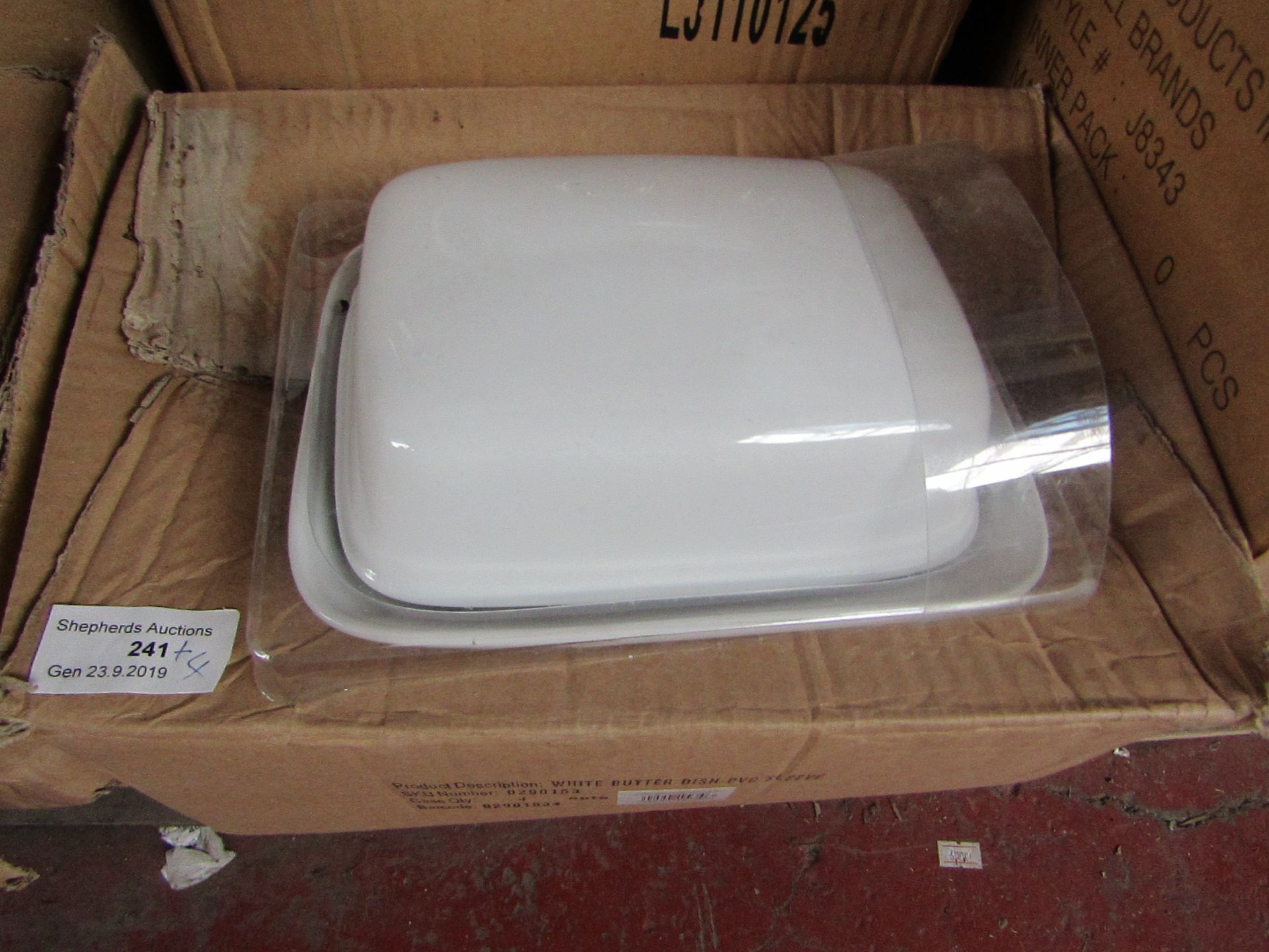 4 x butter Dishes.New & Boxed