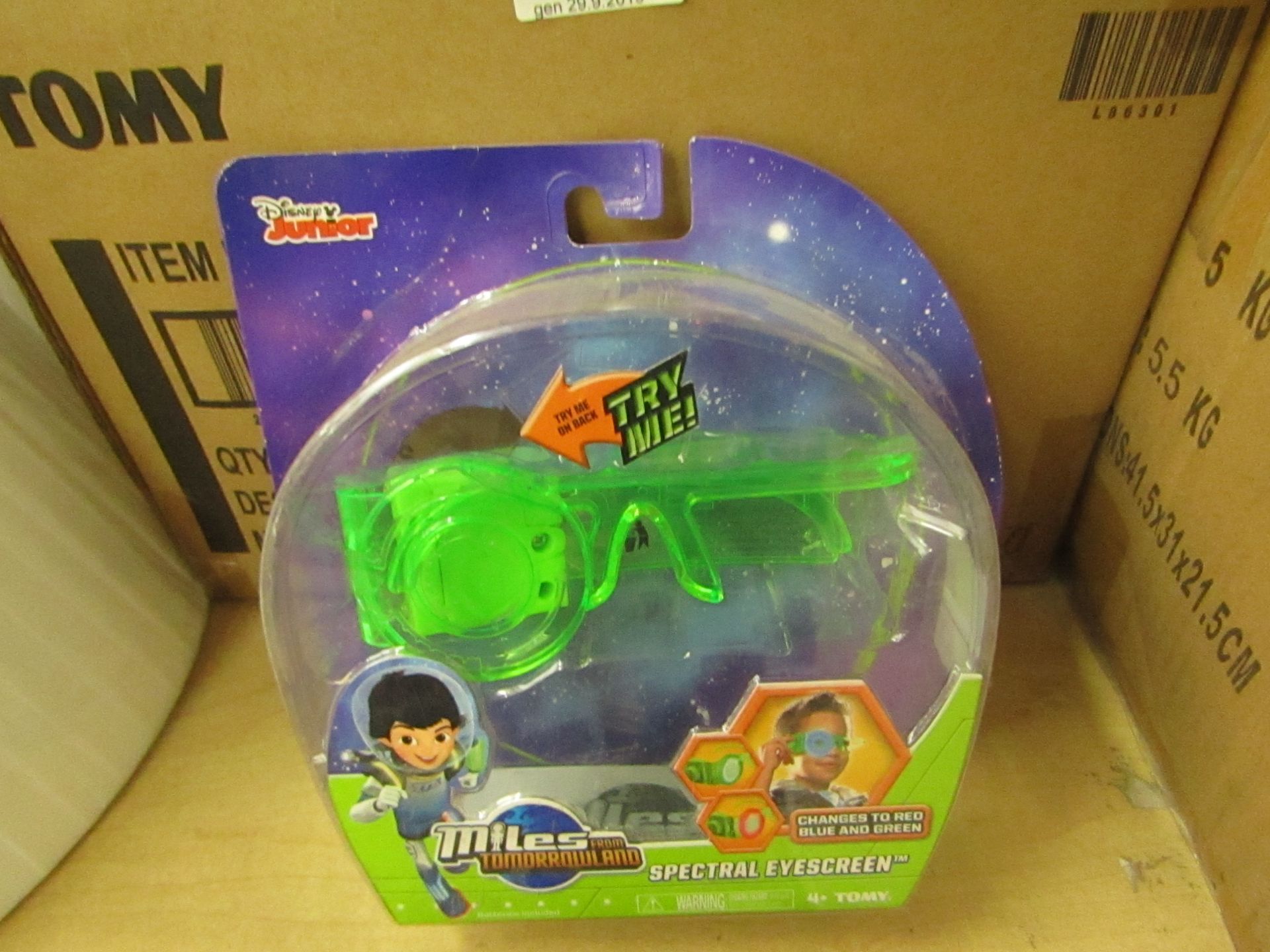 Box of 4 Miles From TomorrowLand Spectral eyescreens.New & Packaged