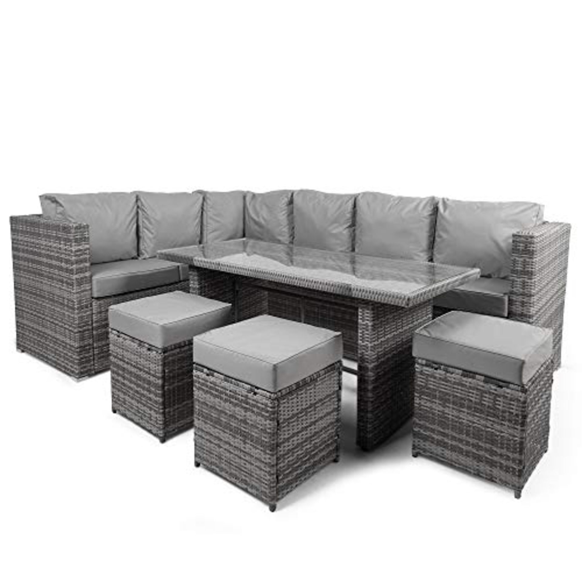 Rattan Corner sofa dining set, we have tried to check as best as we can and the set appears to