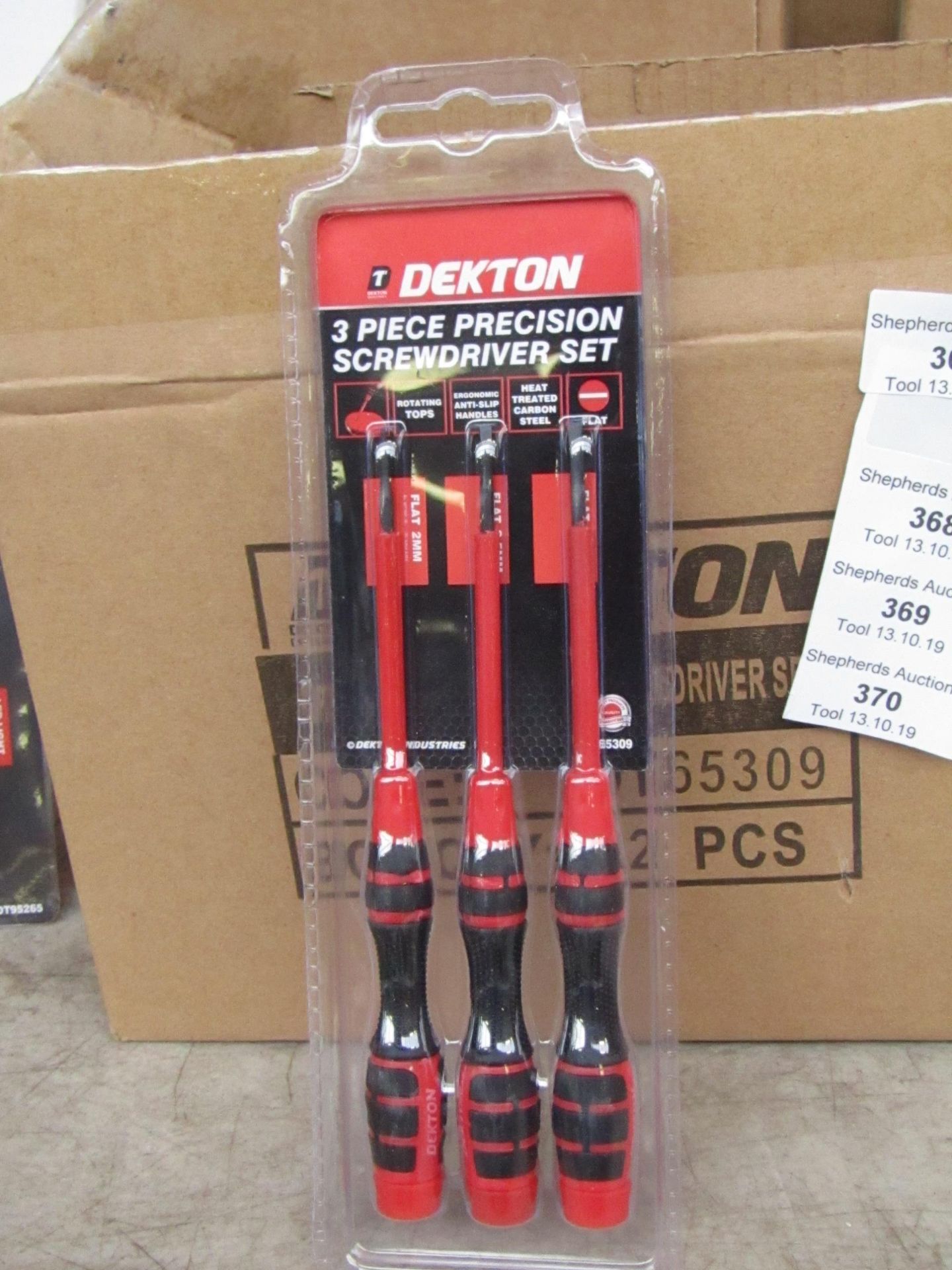 Pack of 3 Precision Screw drivers, new and blister packed