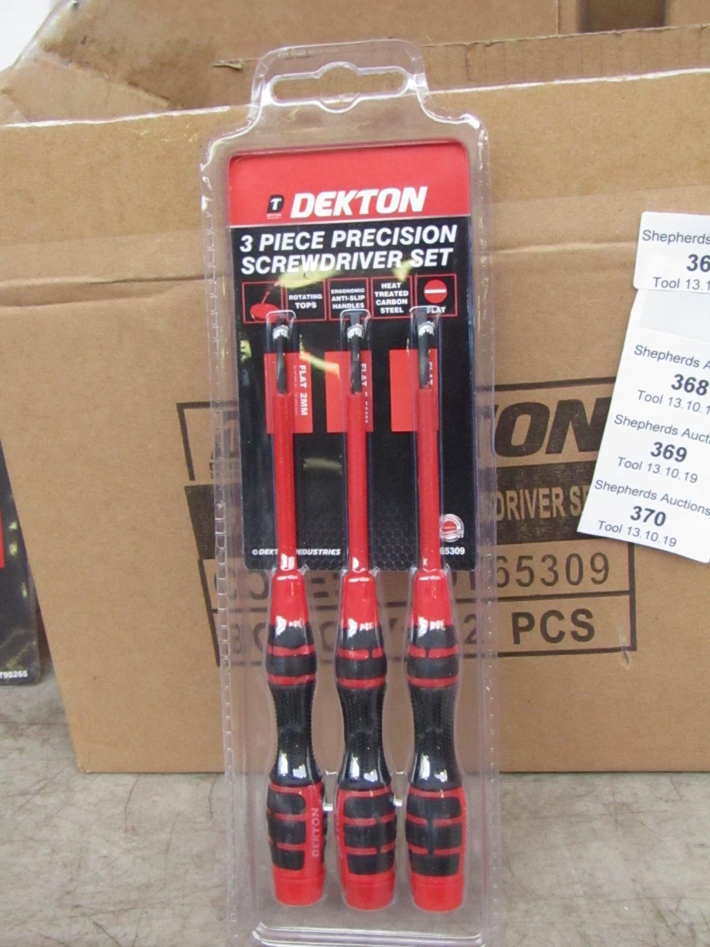 Pack of 3 Precision Screw drivers, new and blister packed