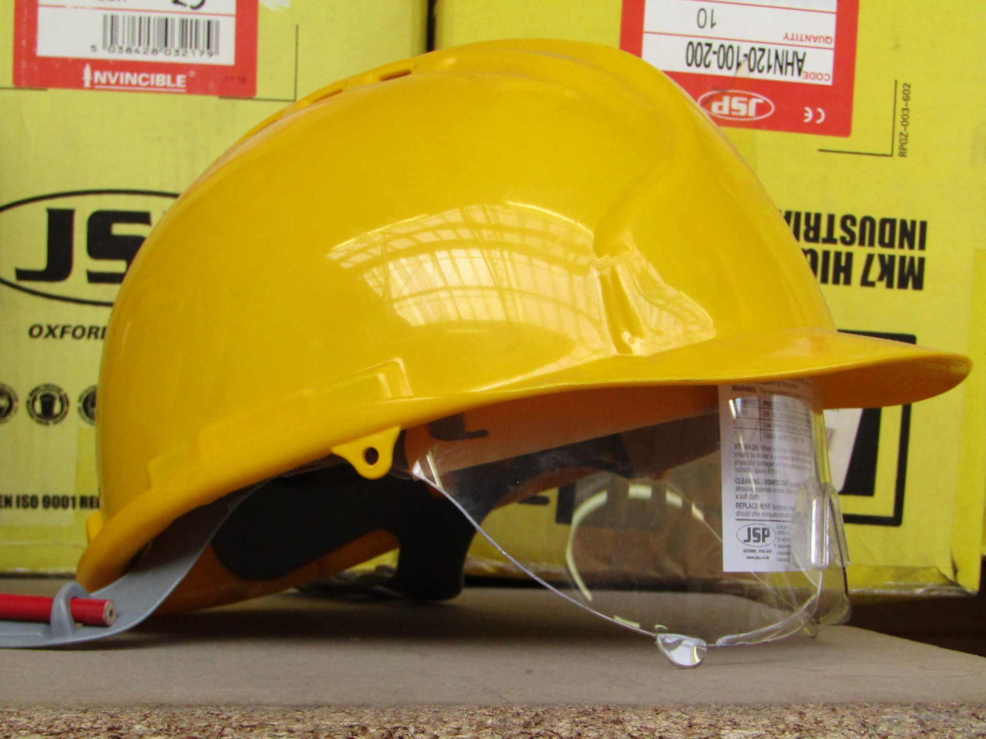 2 x MK7 High Performance industrial Safety Helmet. New in Packaging