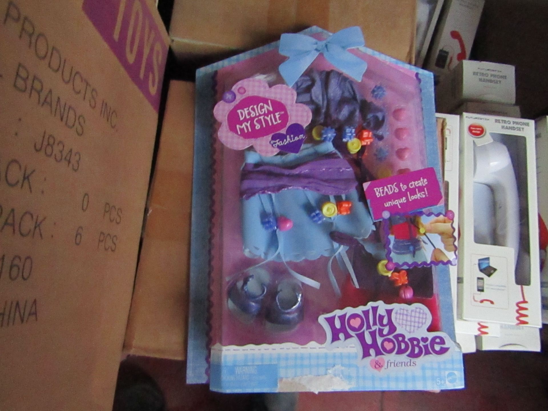 6x Holly Hobbie doll set, all new and packaged.