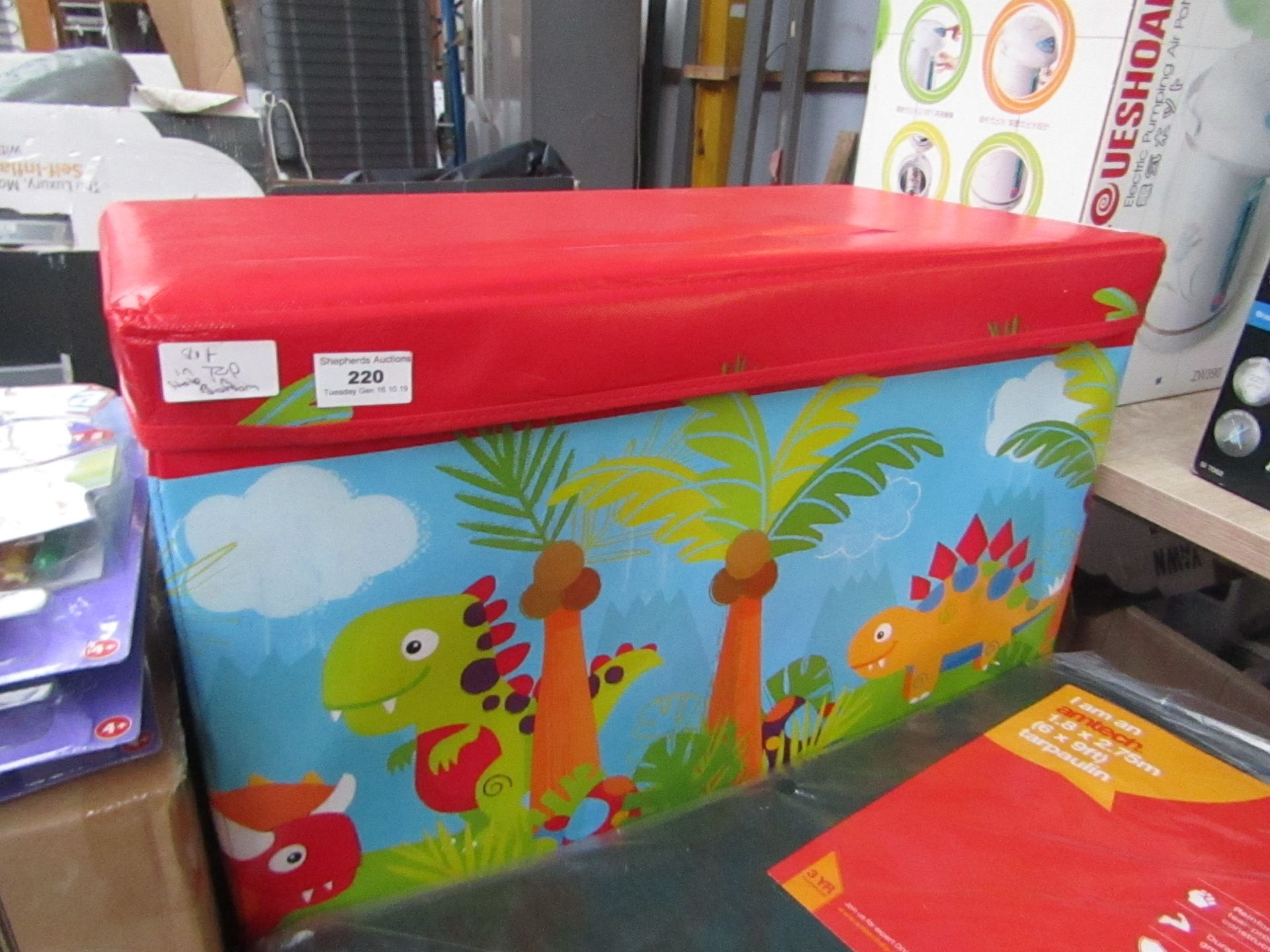 Children's Toy Storage box, (slit on top).