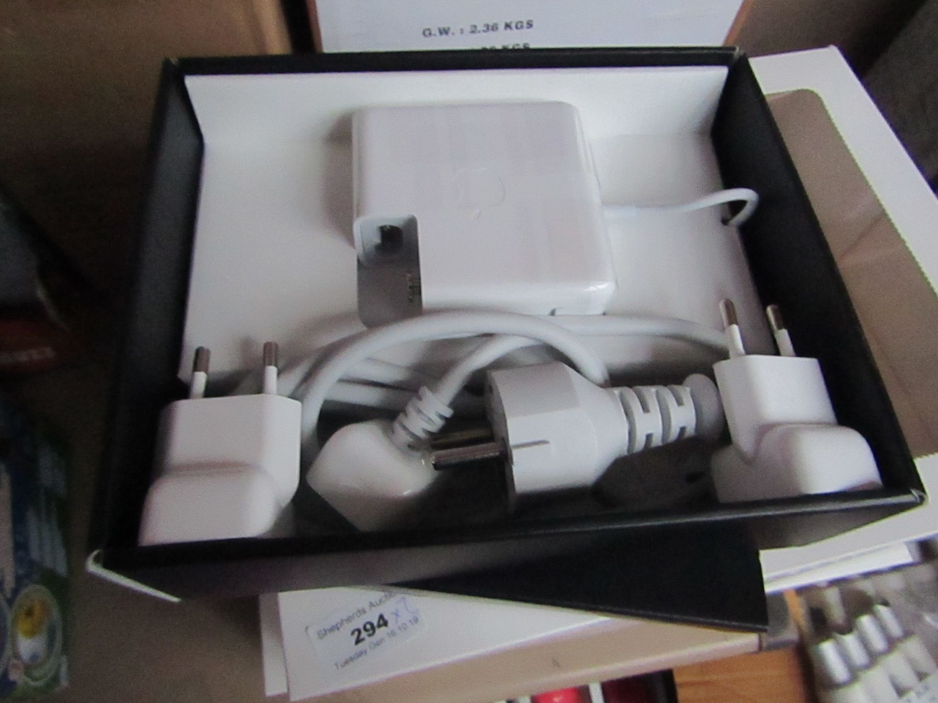 2x Apple Mag Safe Power supplies, boxed and unchecked