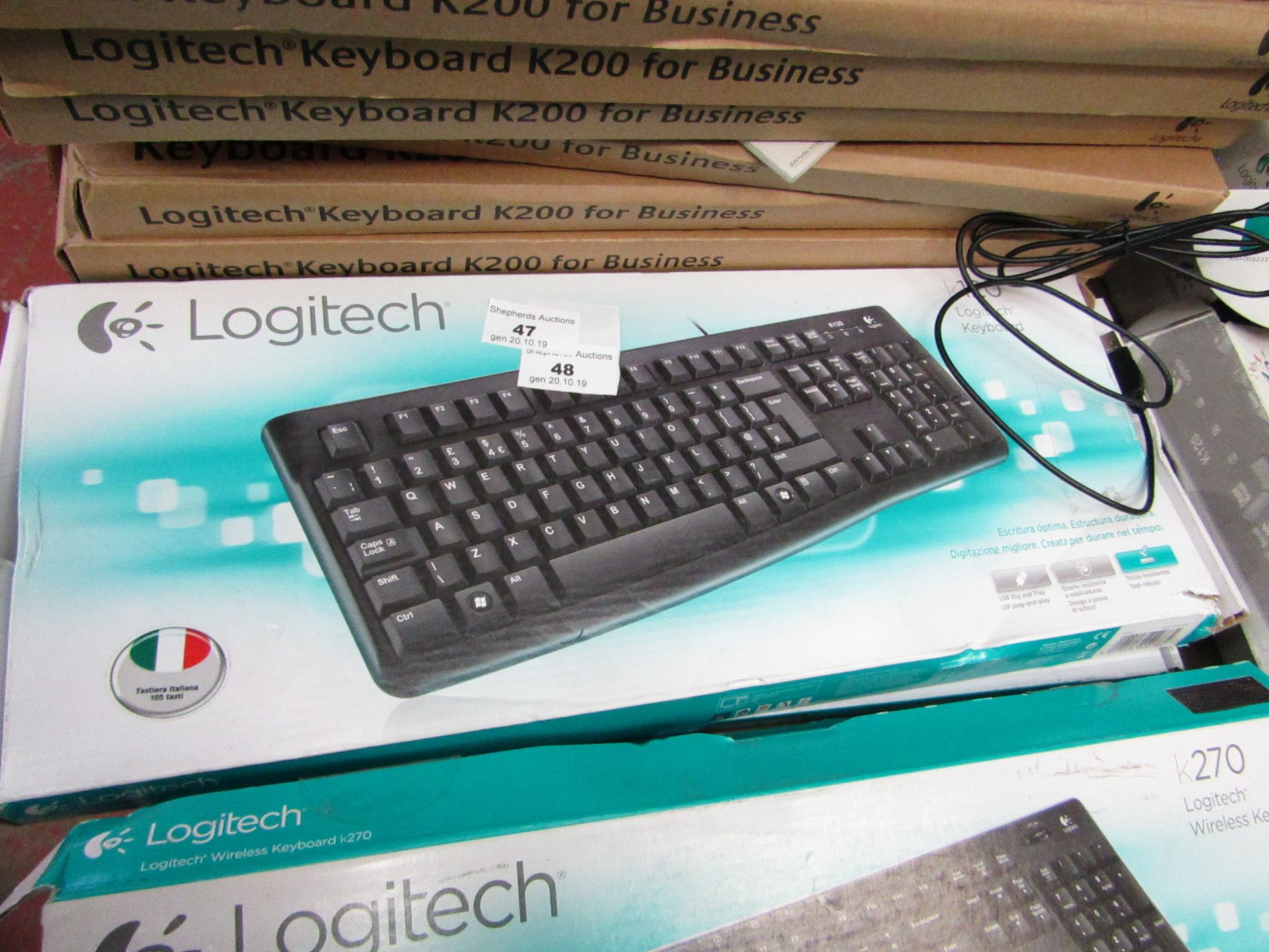 Logitech K120 Keyboard.Boxed & Tested working