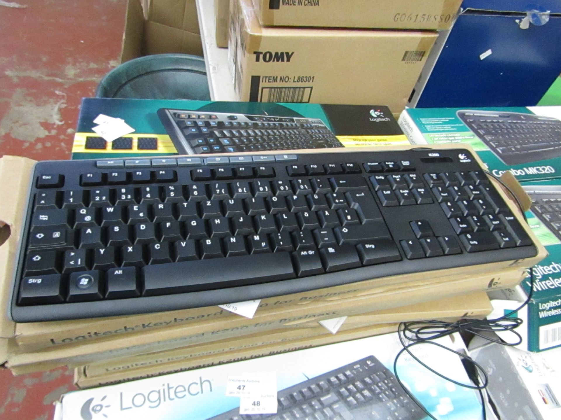 Logitech Keyboard K200 for Business.Boxed & tested working
