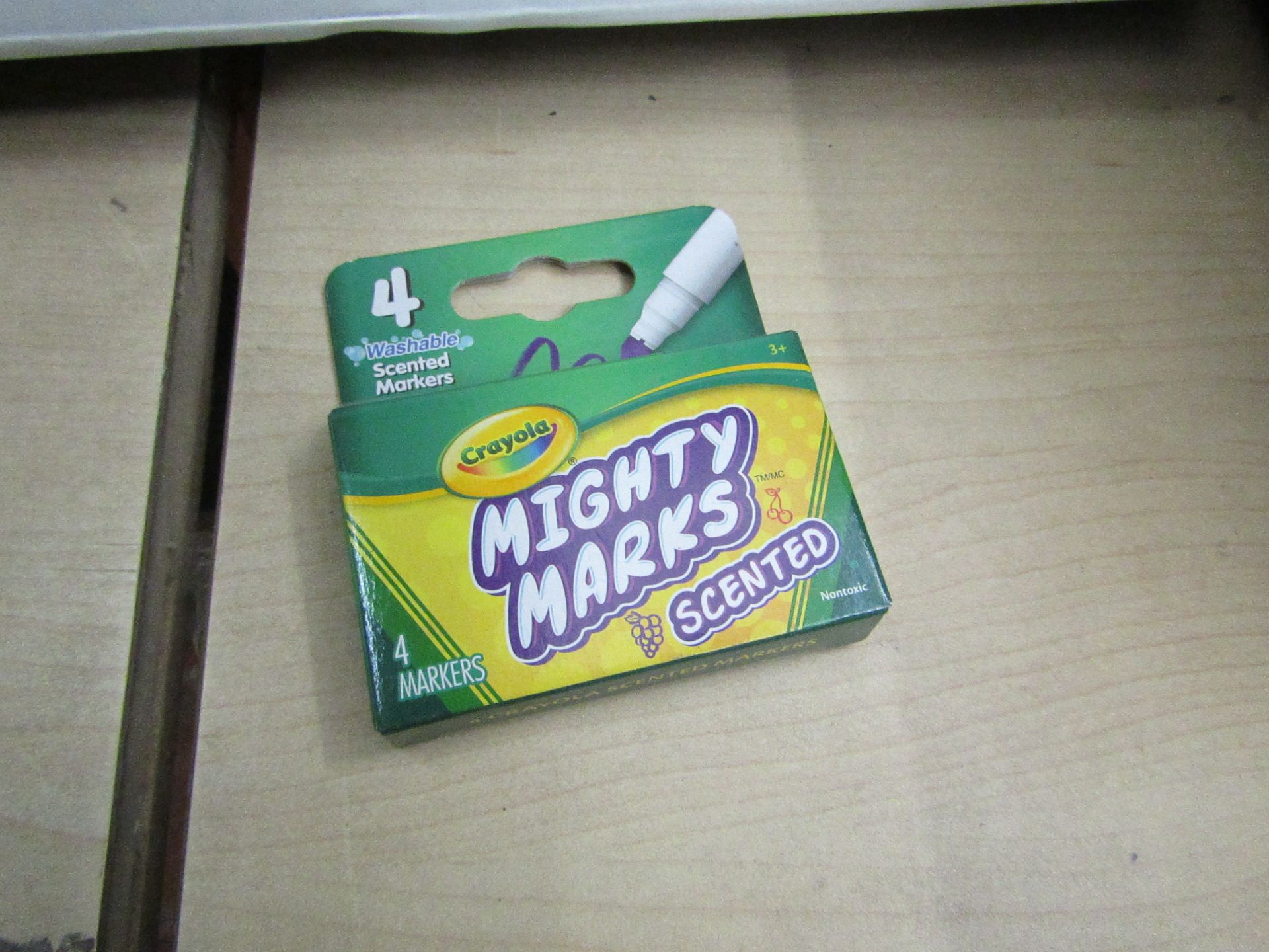 4x Packs of Crayola mighy markers scented, all new.