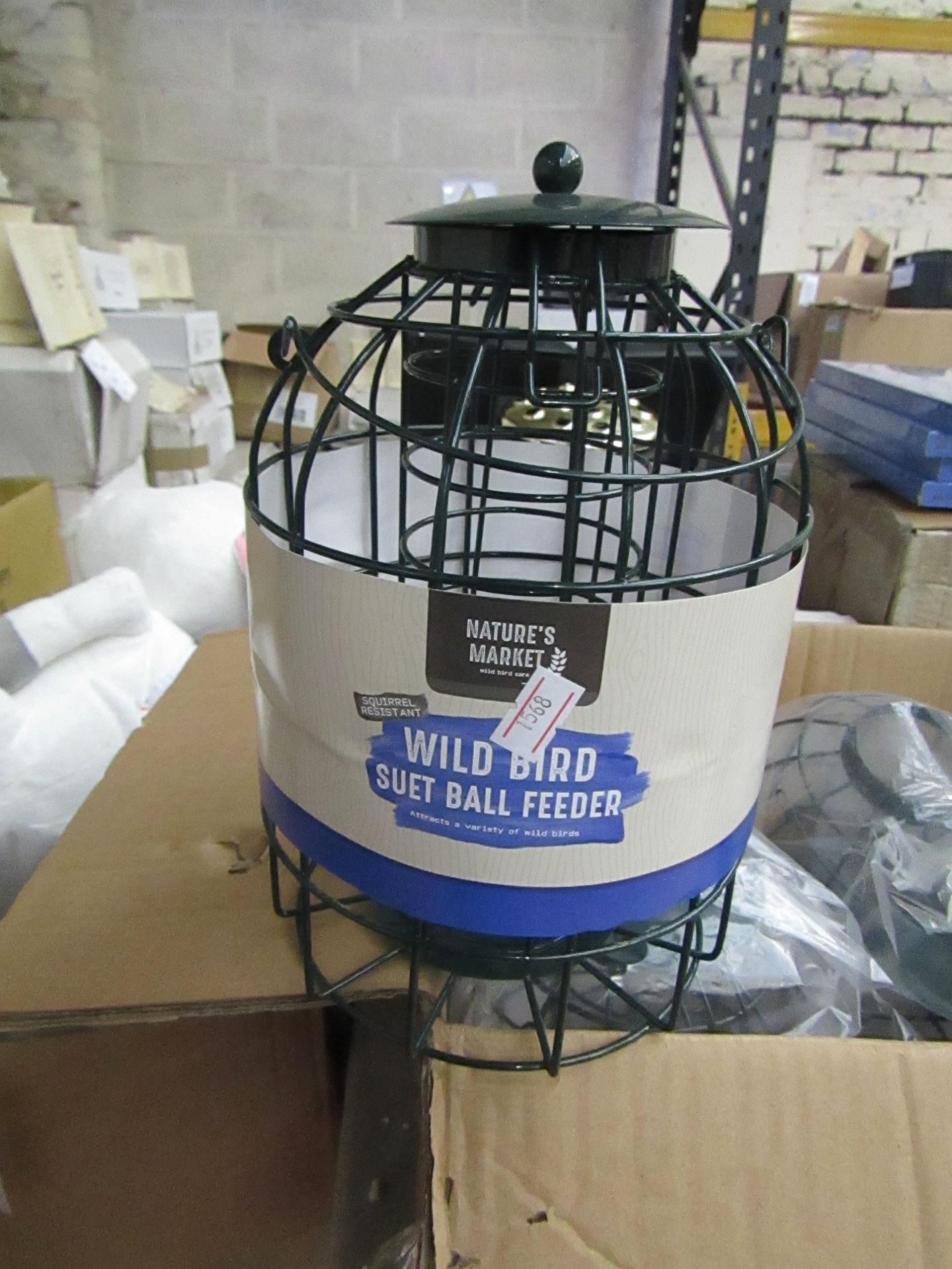 Natures Market Wild Bird Suet Ball Feeder.New with tags